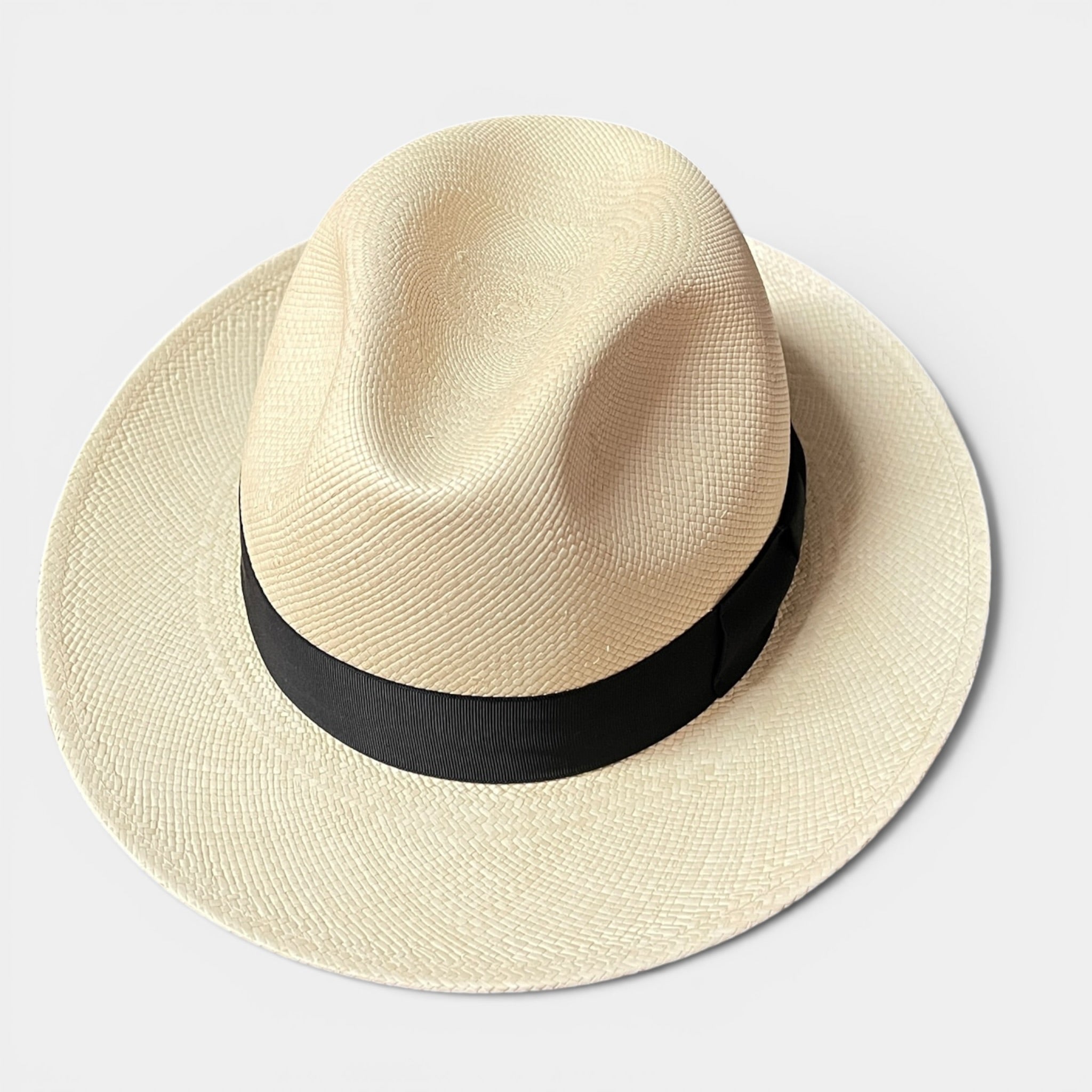 Cappello Panama Originale Ecuadoriano Fedora qualità fine - Cappelleria Bacca