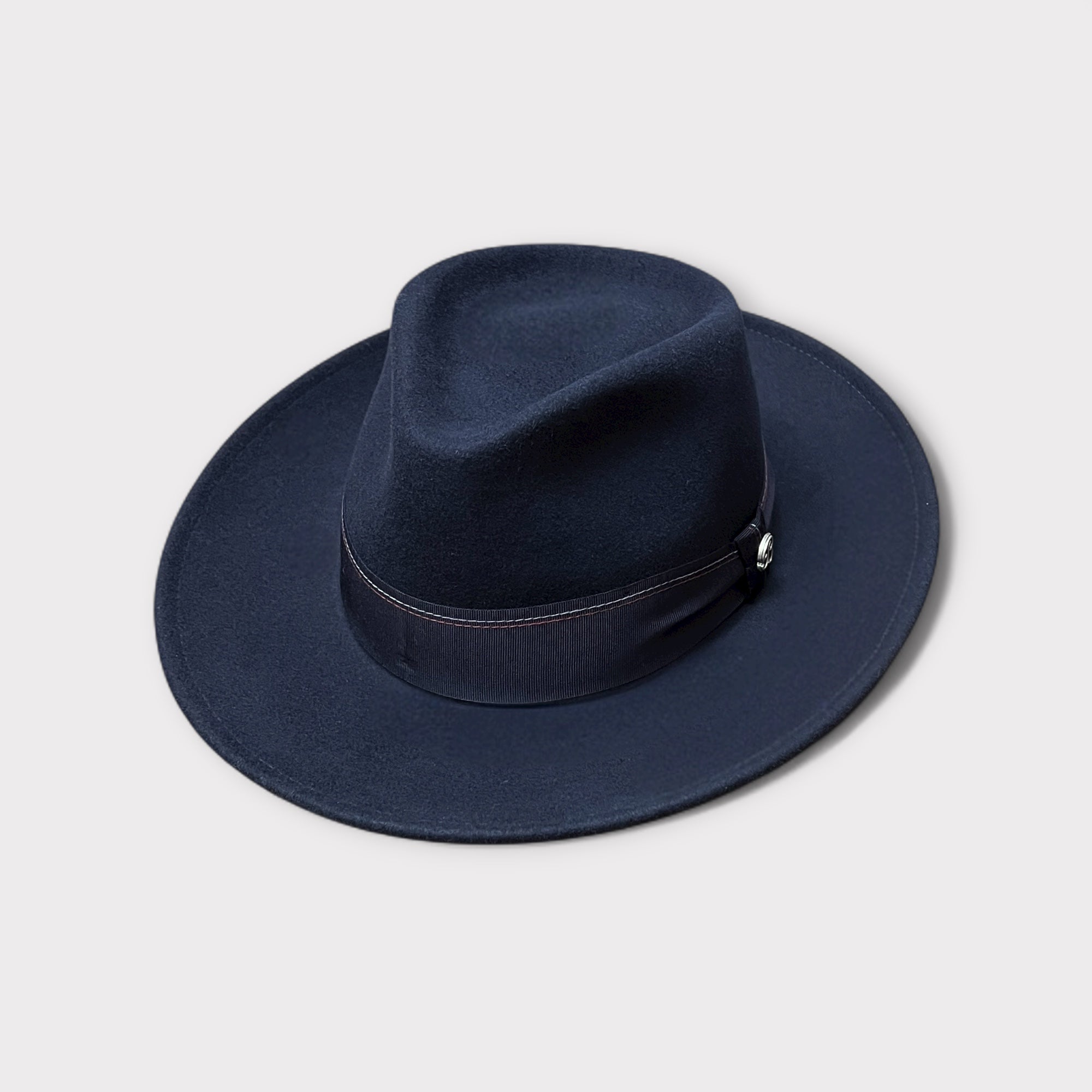 Cappello Fedora In Feltro Di Lana Merinos Extra Fine Ala 7cm - Cappelleria Bacca