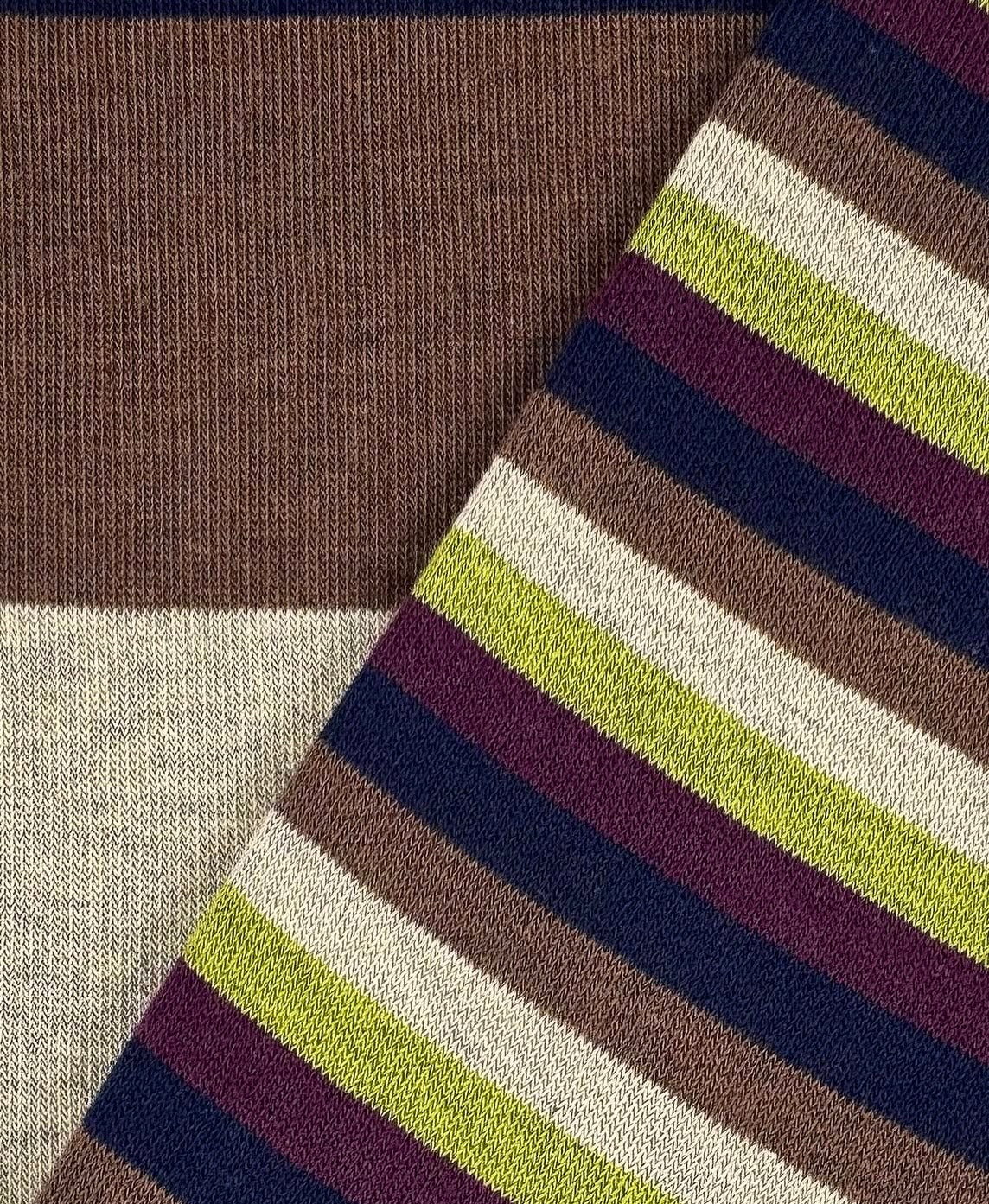 Calzini Spaiati In Cotone Dusk Border - Cappelleria Bacca