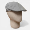 Coppola 6 Spicchi Estiva In lino E Cotone Grigio Chiaro - Cappelleria Bacca