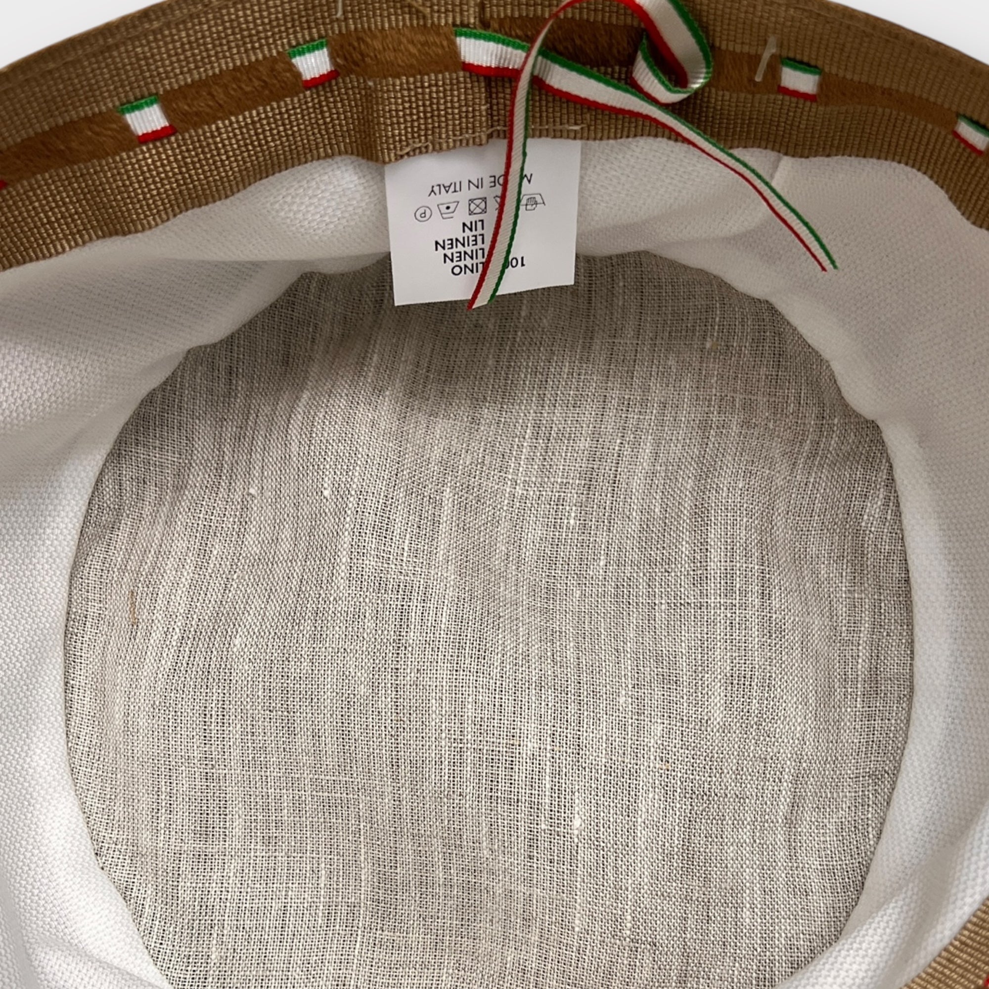 Cappello Donna Estivo in Lino Con Fascia Ala Media - Cappelleria Bacca