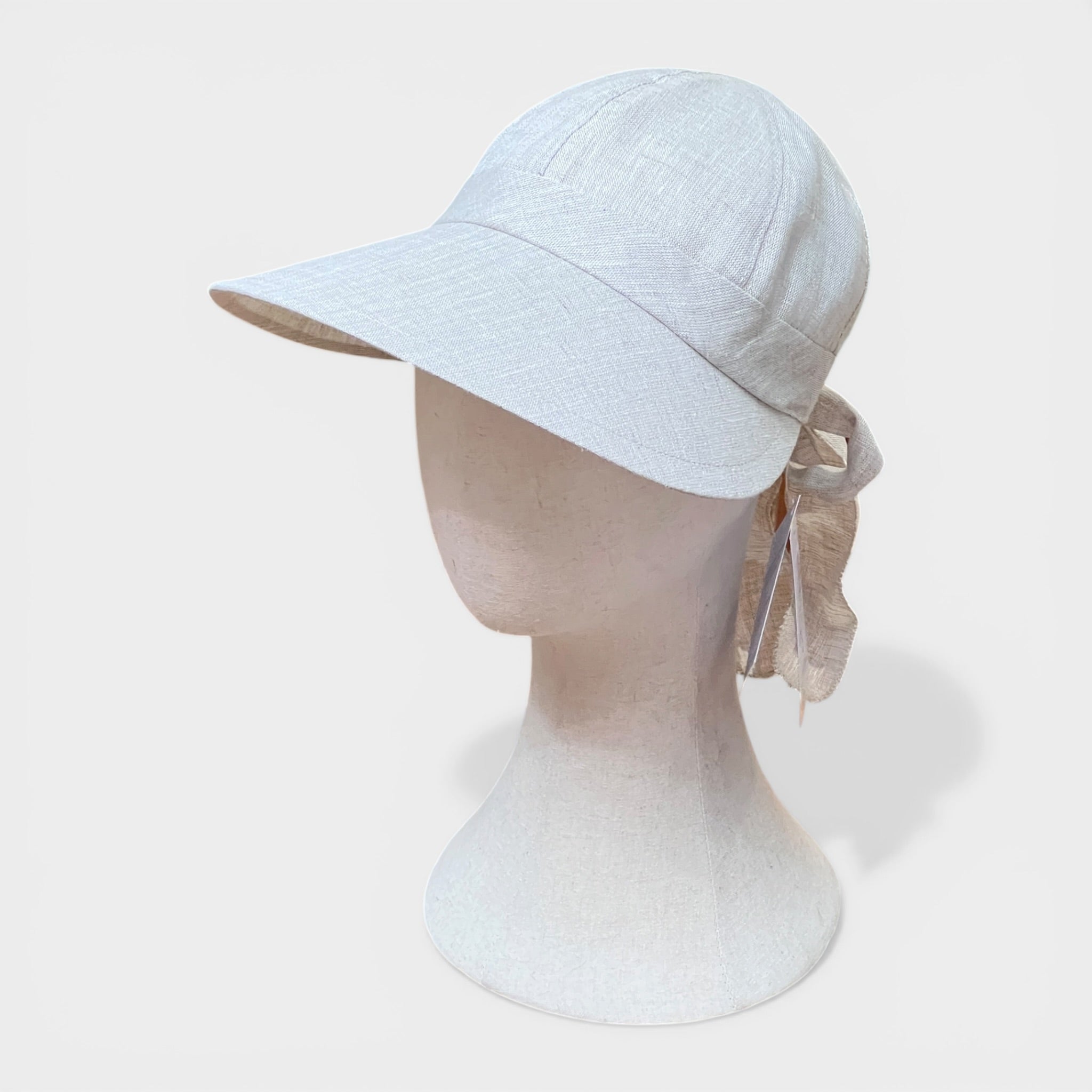 Baseball Donna In Puro-Lino Visiera Grande - Cappelleria Bacca
