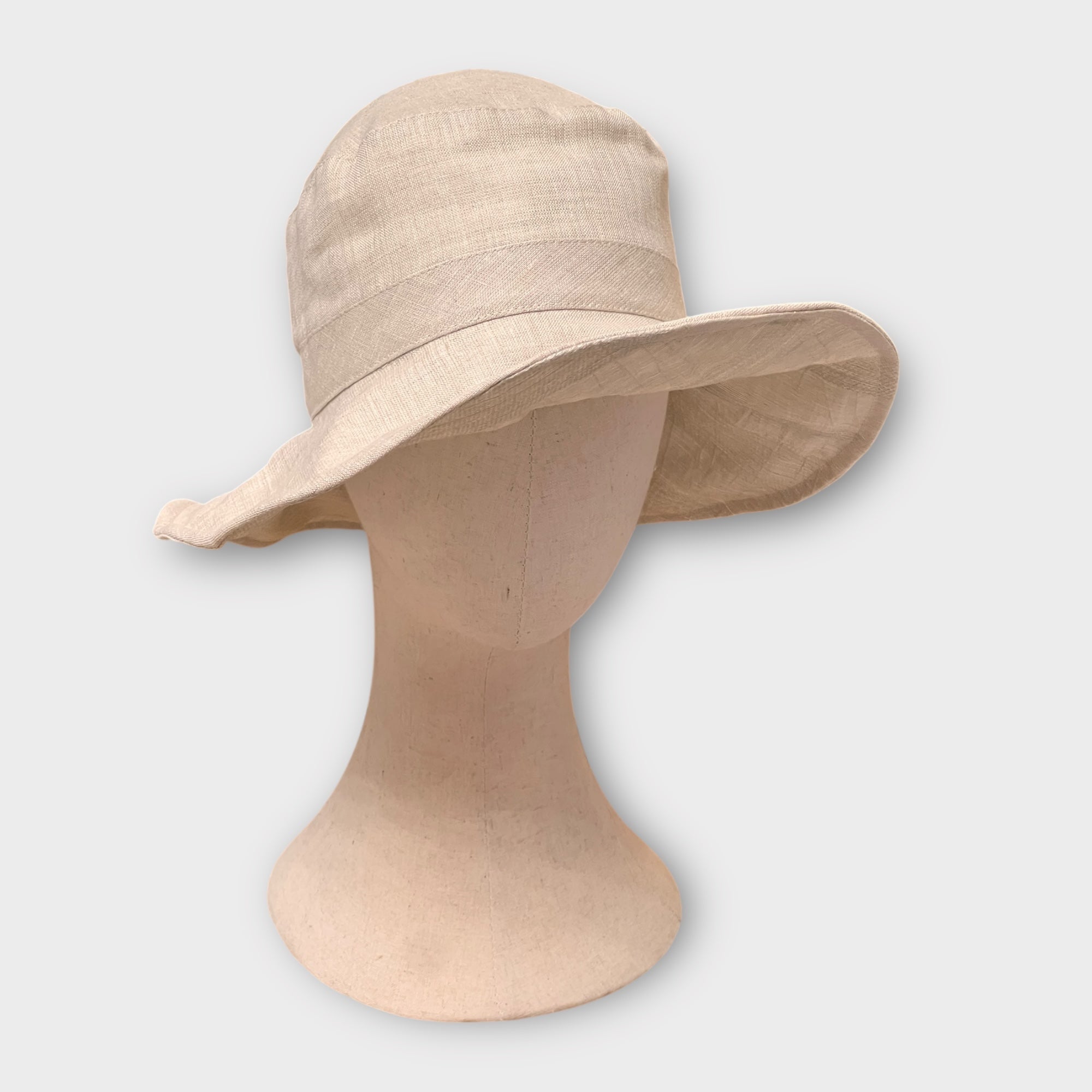 Cappello Donna Estivo in Lino Con Fiocco - Cappelleria Bacca
