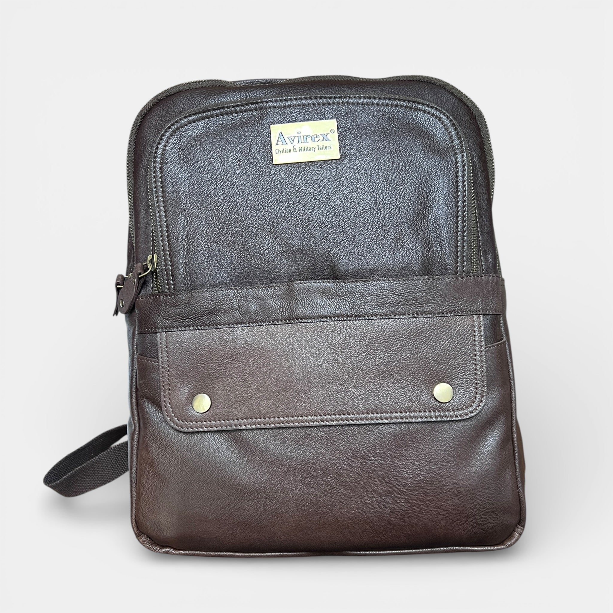 Zaino in Pelle Marrone Avirex - Cappelleria Bacca