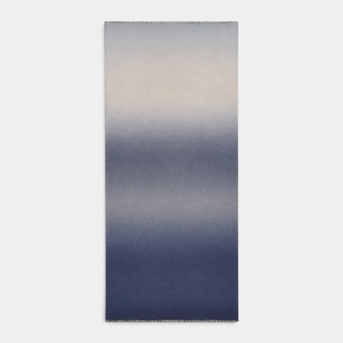 Sciarpa Stola Morbida Invernale In Twill di Lana E Seta Motivo Sfumato 90x200 cm - Cappelleria Bacca