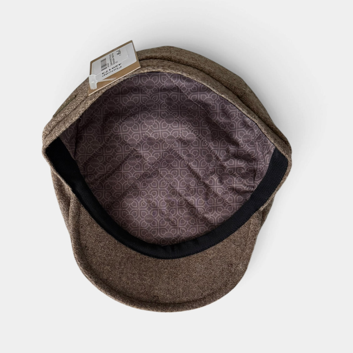 Coppola Invernale In Pura Lana Marrone Sabbia - Made In Italy