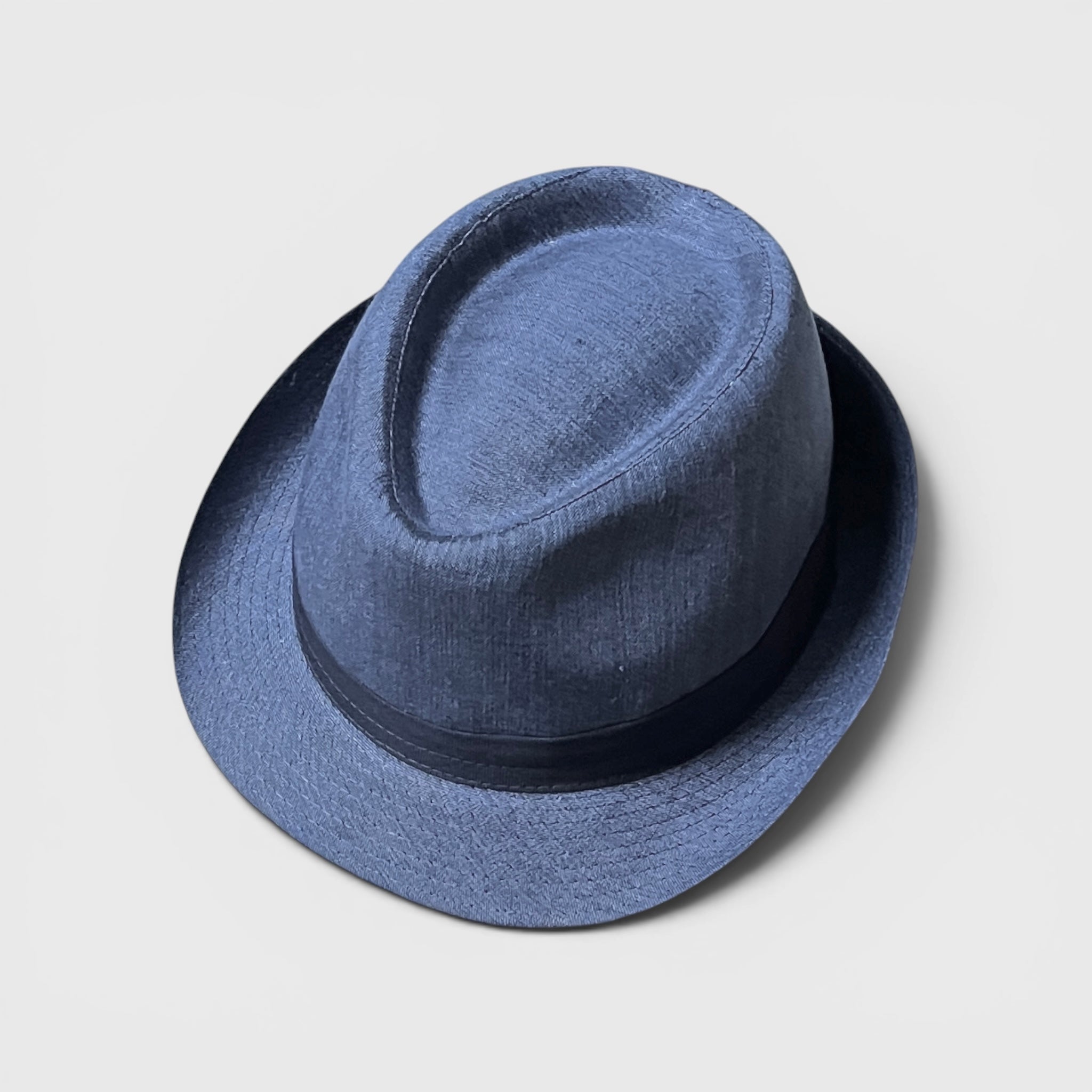 Cappello Trilby Uomo Estivo In Puro Lino
