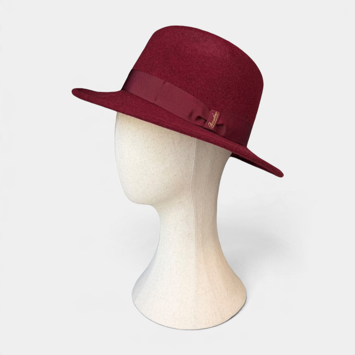 Cappello Fedora Borsalino In Feltro Di Lana Merino