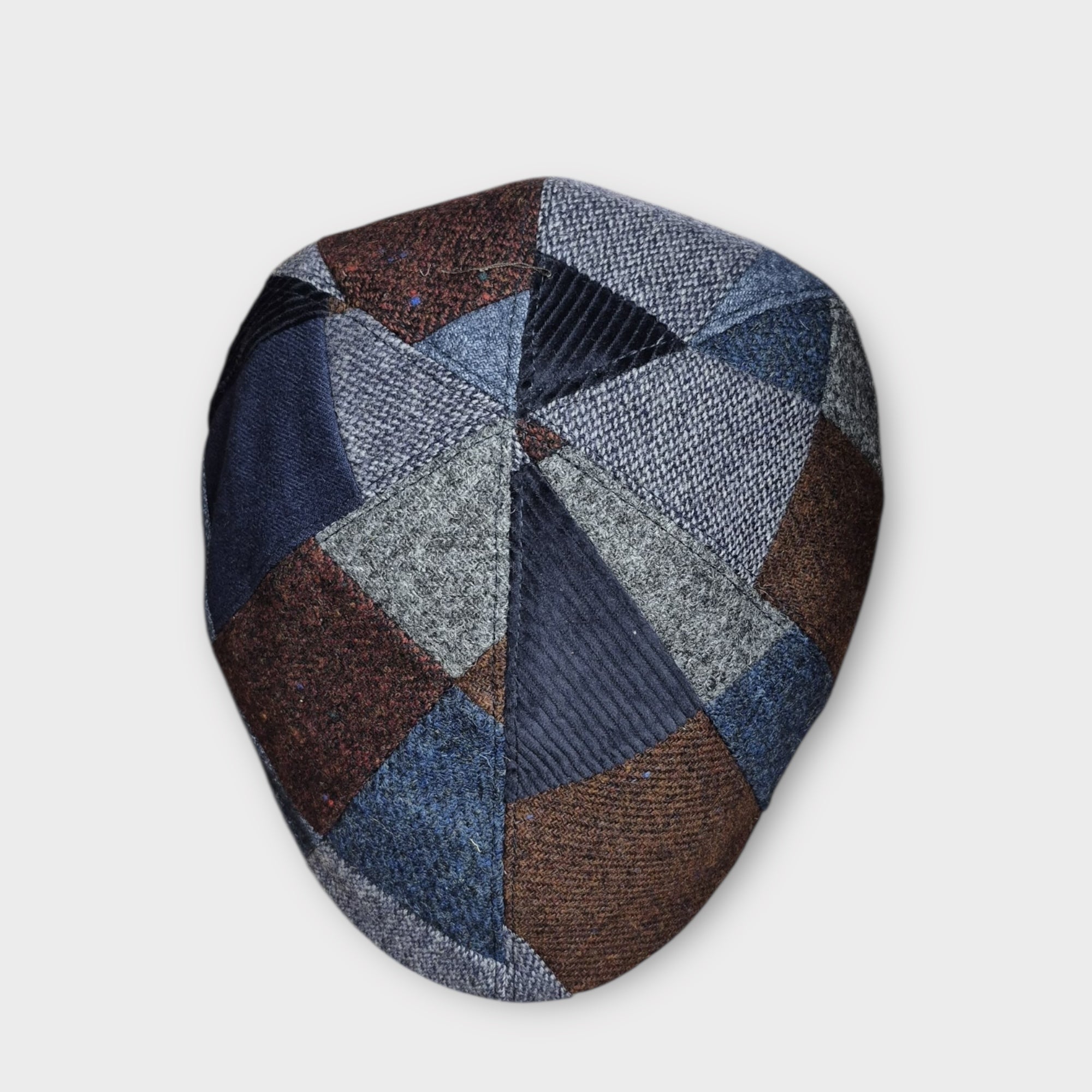 Coppola In Pura Lana Motivo Patchwork - Cappelleria Bacca