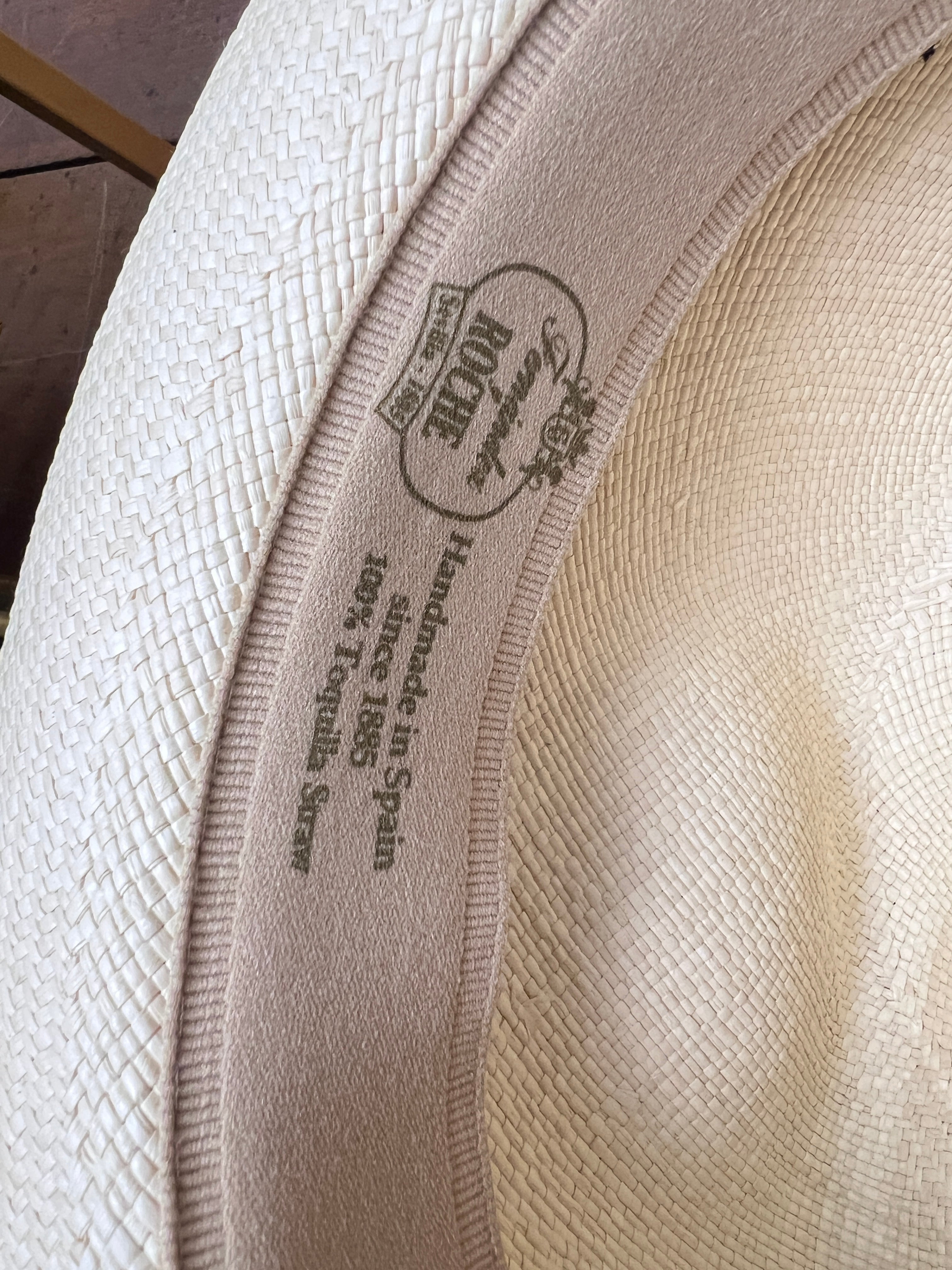 Cappello Panama Originale Ecuadoriano Fedora qualità fine - Cappelleria Bacca