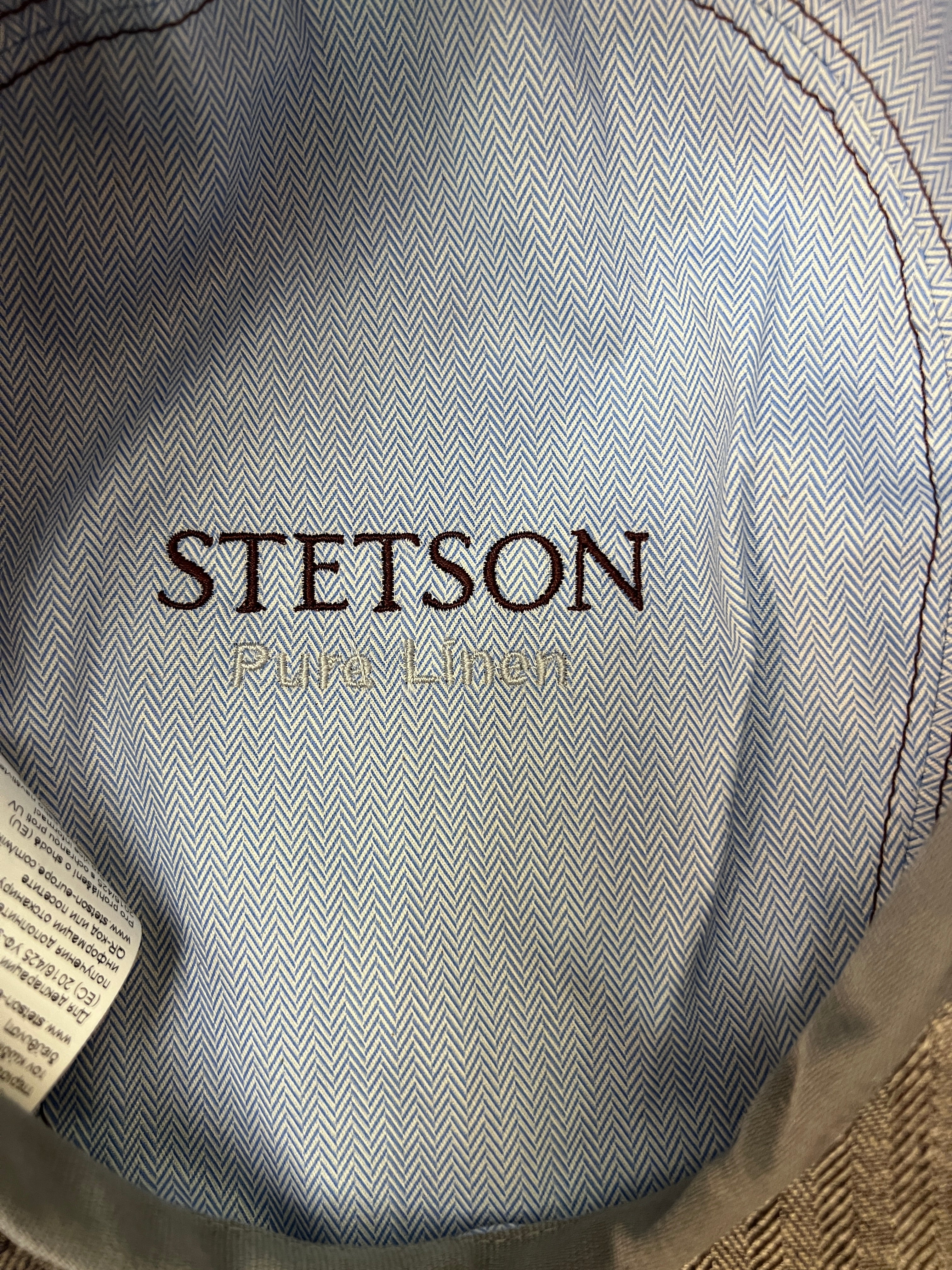 Coppola Estiva in Puro Lino Grigio Stetson - Cappelleria Bacca