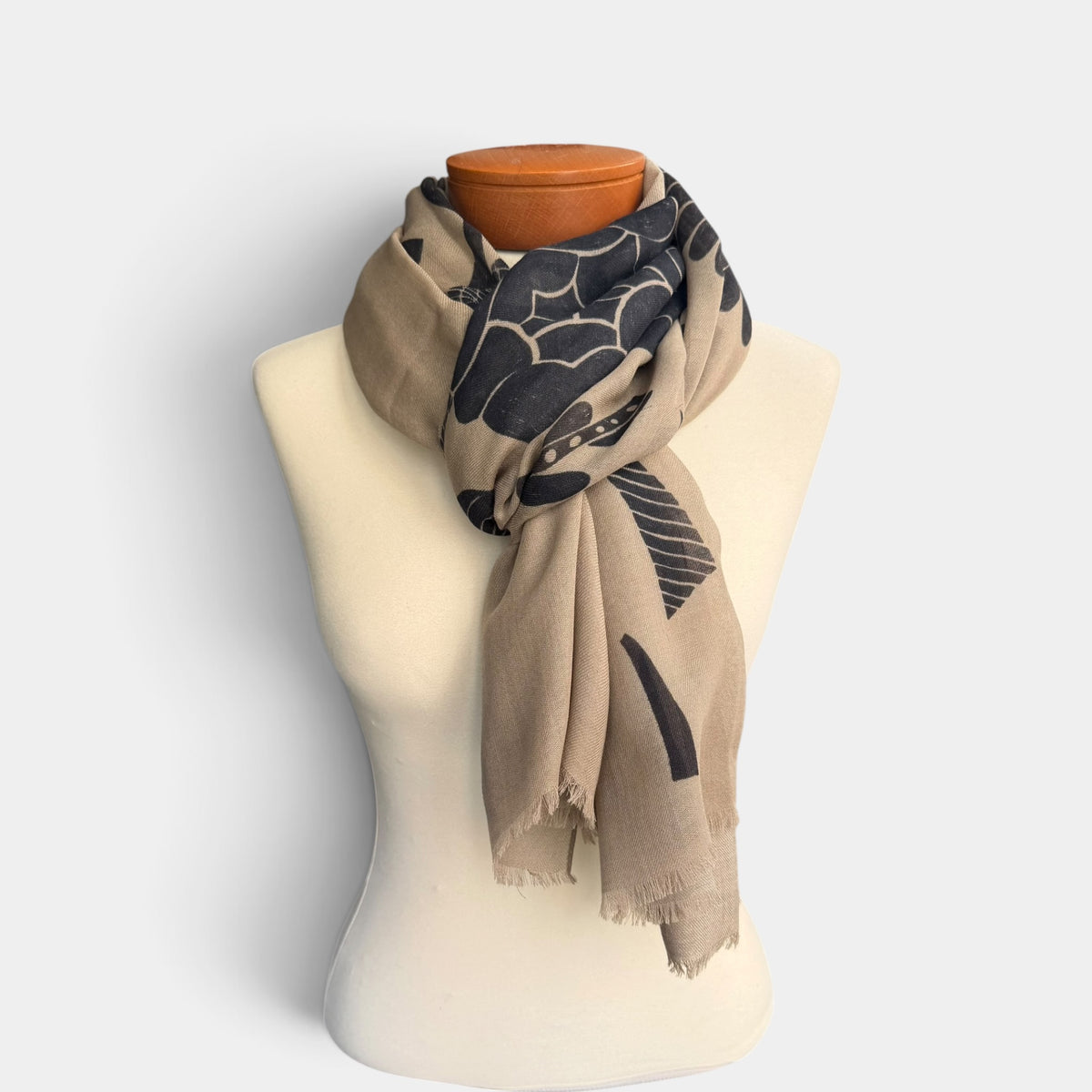 Sciarpa Stola Morbida Invernale In Twill di Lana E Seta 90x200 cm - Cappelleria Bacca