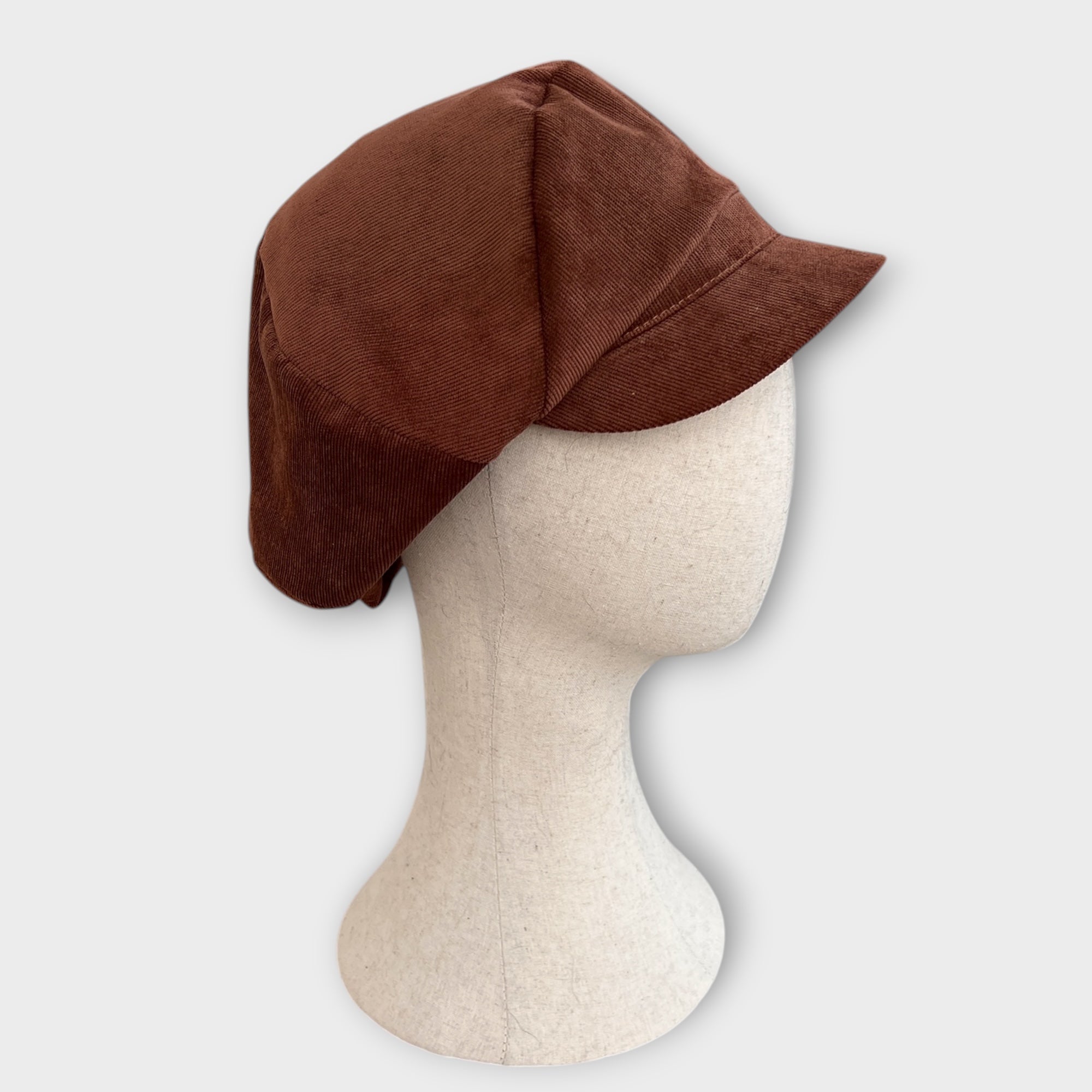 Berretto Donna In Velluto Con Visiera - Cappelleria Bacca