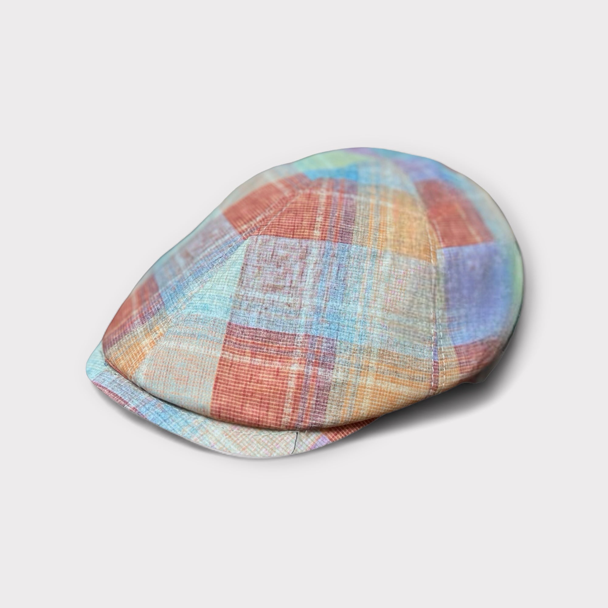 Coppola Estiva Leggera in Cotone  multicolore Check - Cappelleria Bacca
