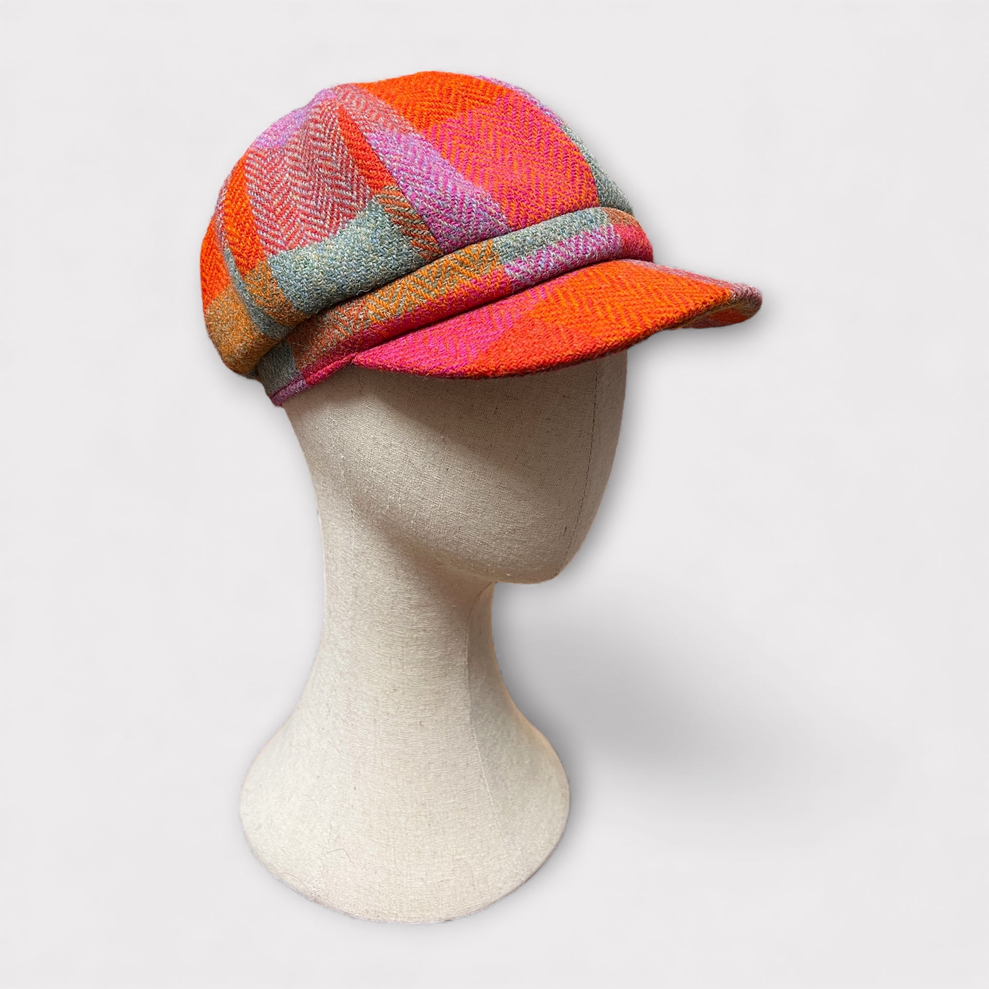 cappello bakerboy unisex in Harris Tweed Failsworth - Cappelleria Bacca