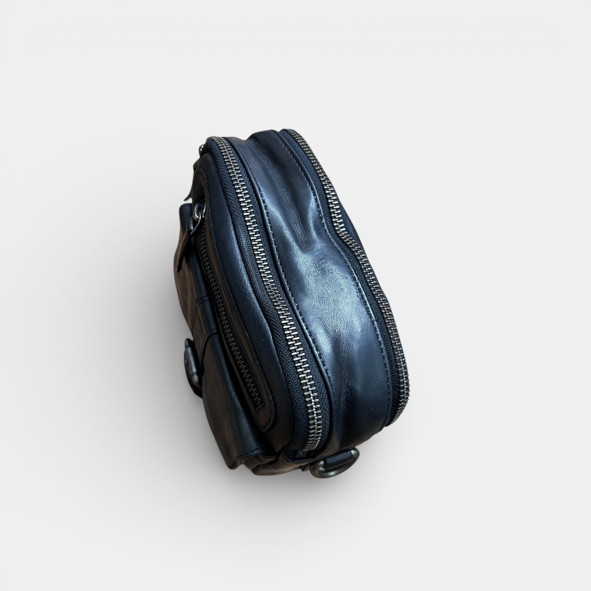 Borsa Uomo in Pelle Nera Avirex - Cappelleria Bacca