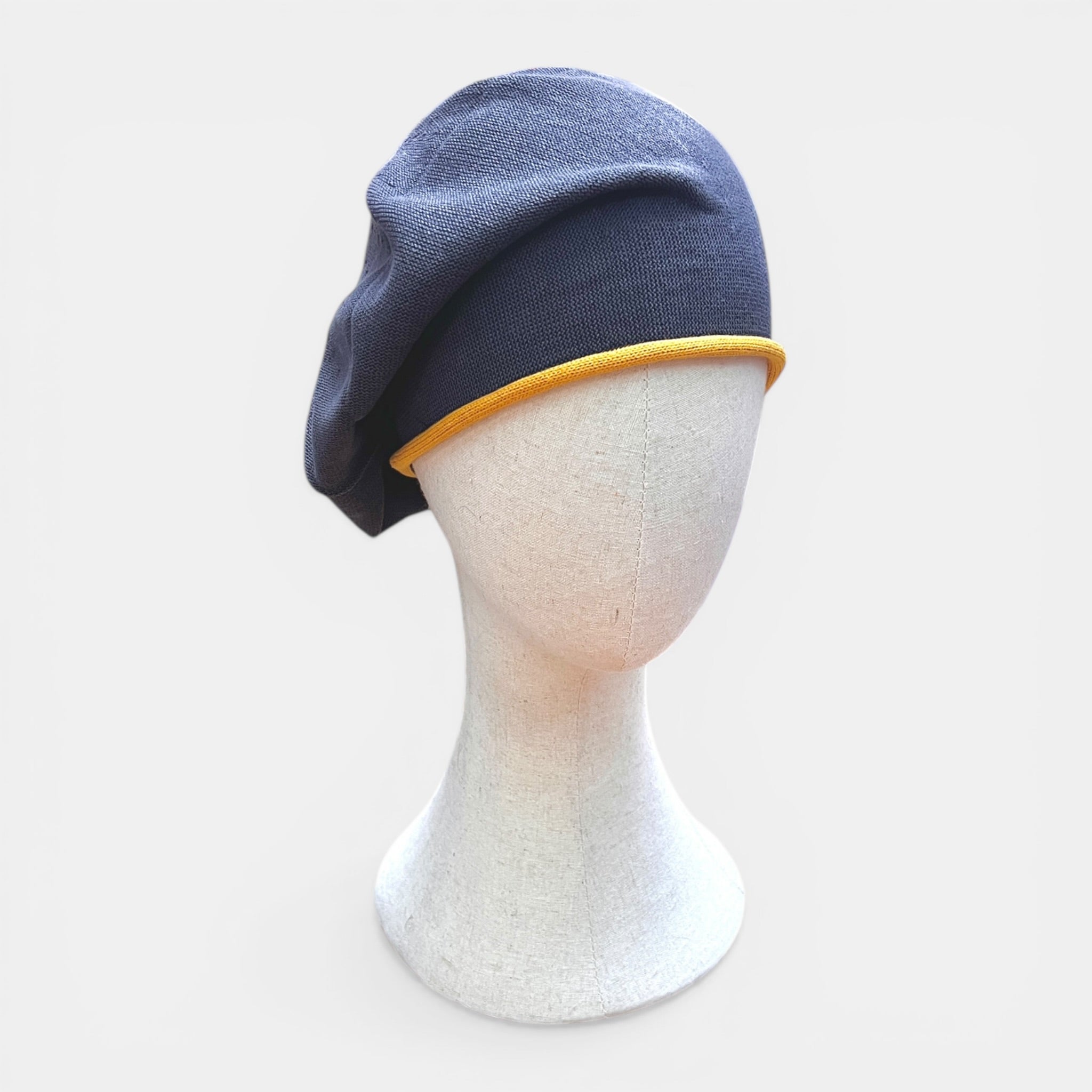 Basco Donna Roll Up Kopka Marine In Puro Cotone - Cappelleria Bacca