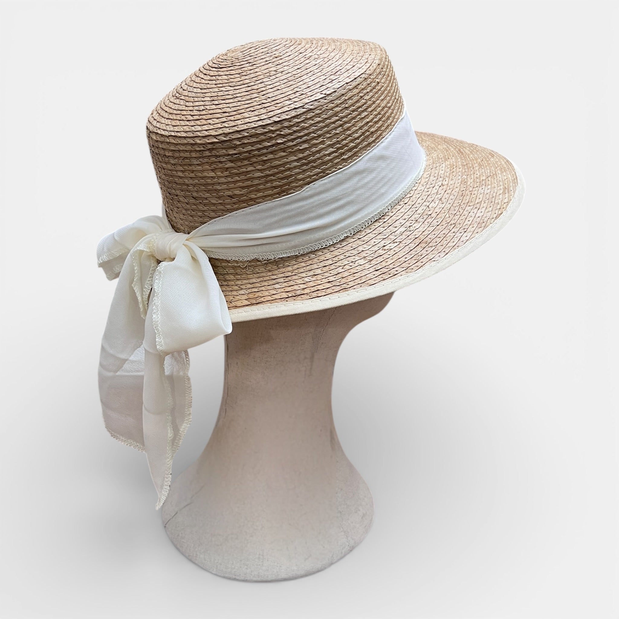 Cappello Da Donna Con Visiera Grande In Paglia - Cappelleria Bacca