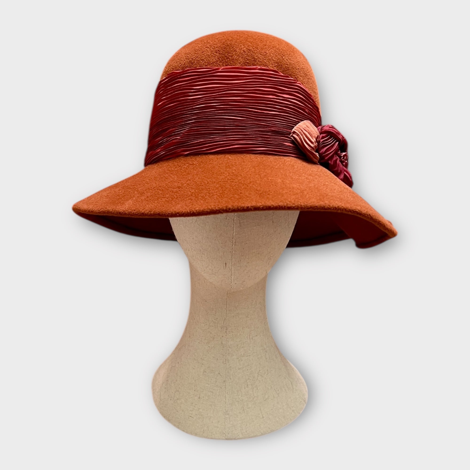 Cappello in Feltro Ala Media Grevi Col.Ruggine - Cappelleria Bacca
