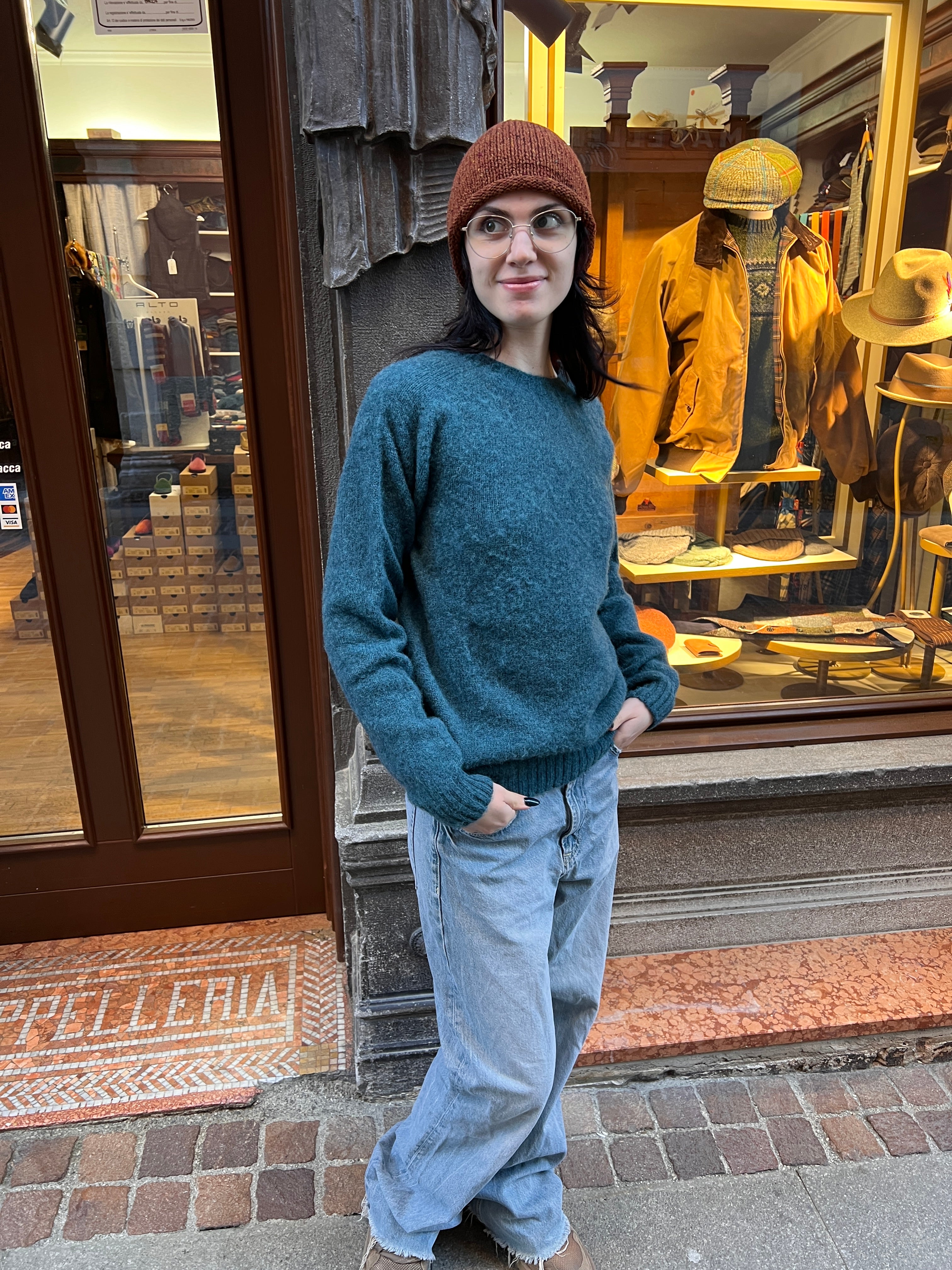 Maglione Unisex In Pura Lana Shaggy Harley Of Scotland - Cappelleria Bacca