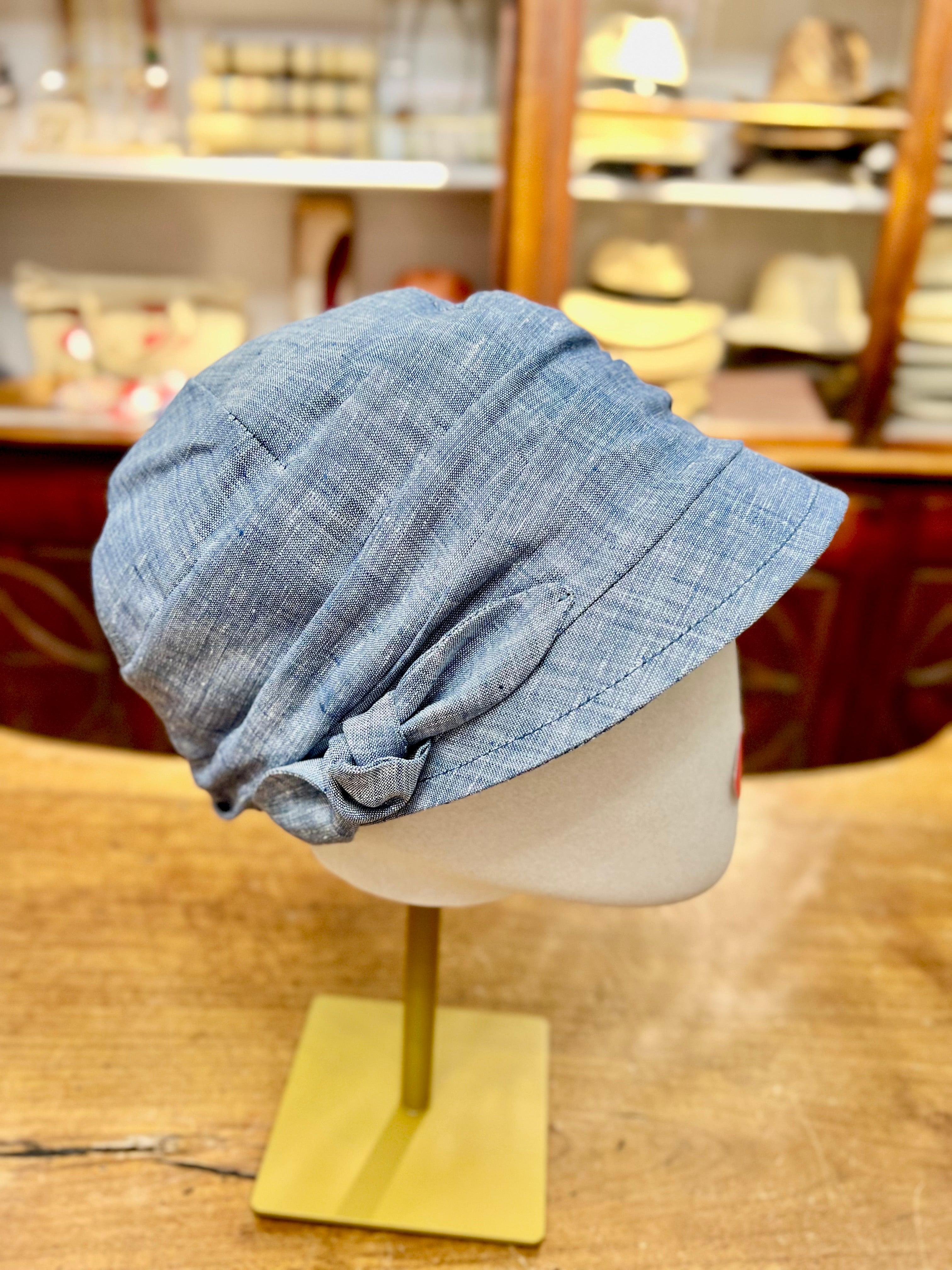 Cappello Estivo con Visiera Da Donna In Lino - Cappelleria Bacca