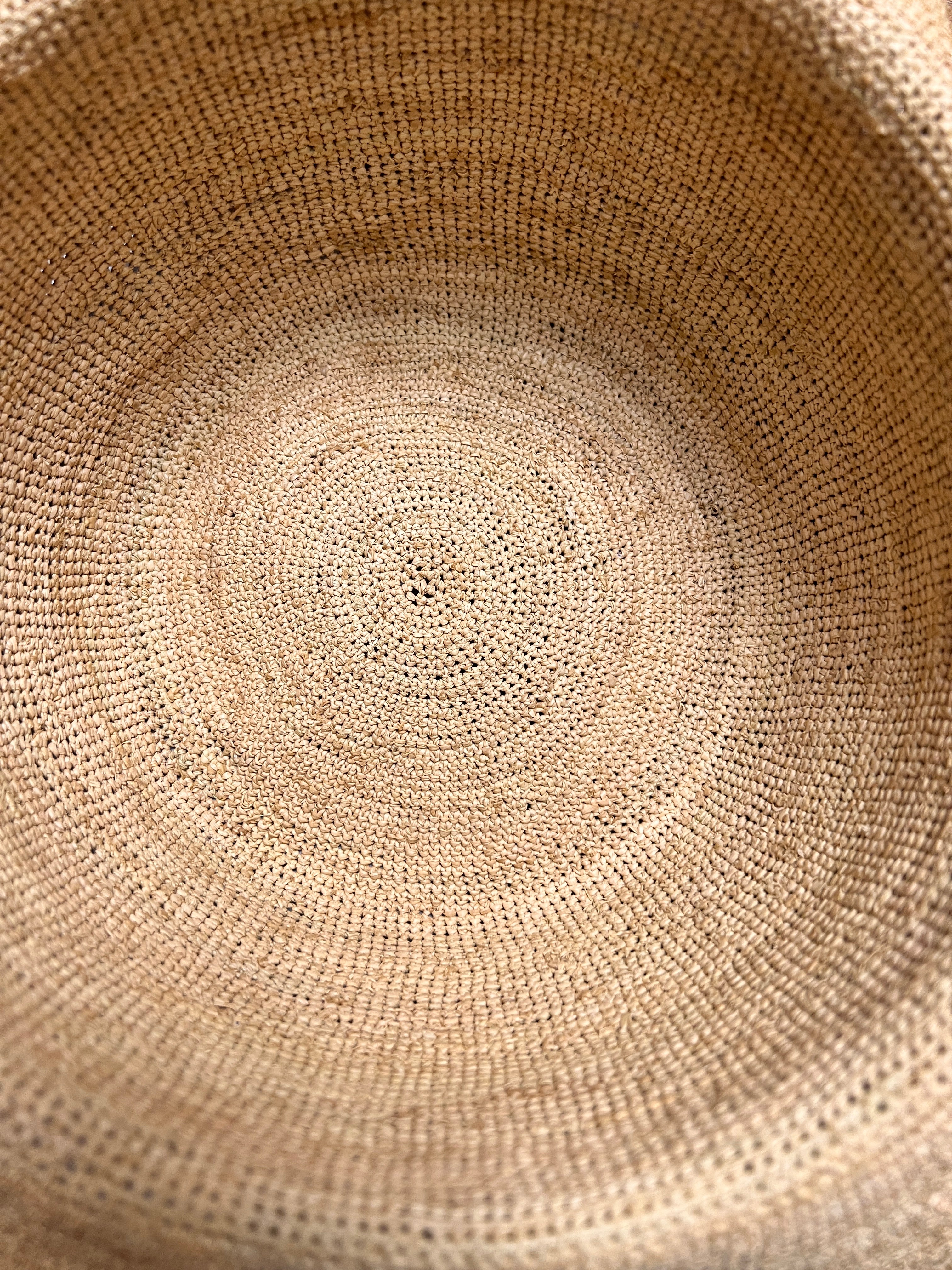 Cappello Estivo In Raffia Crochet Arrotolabile - Cappelleria Bacca