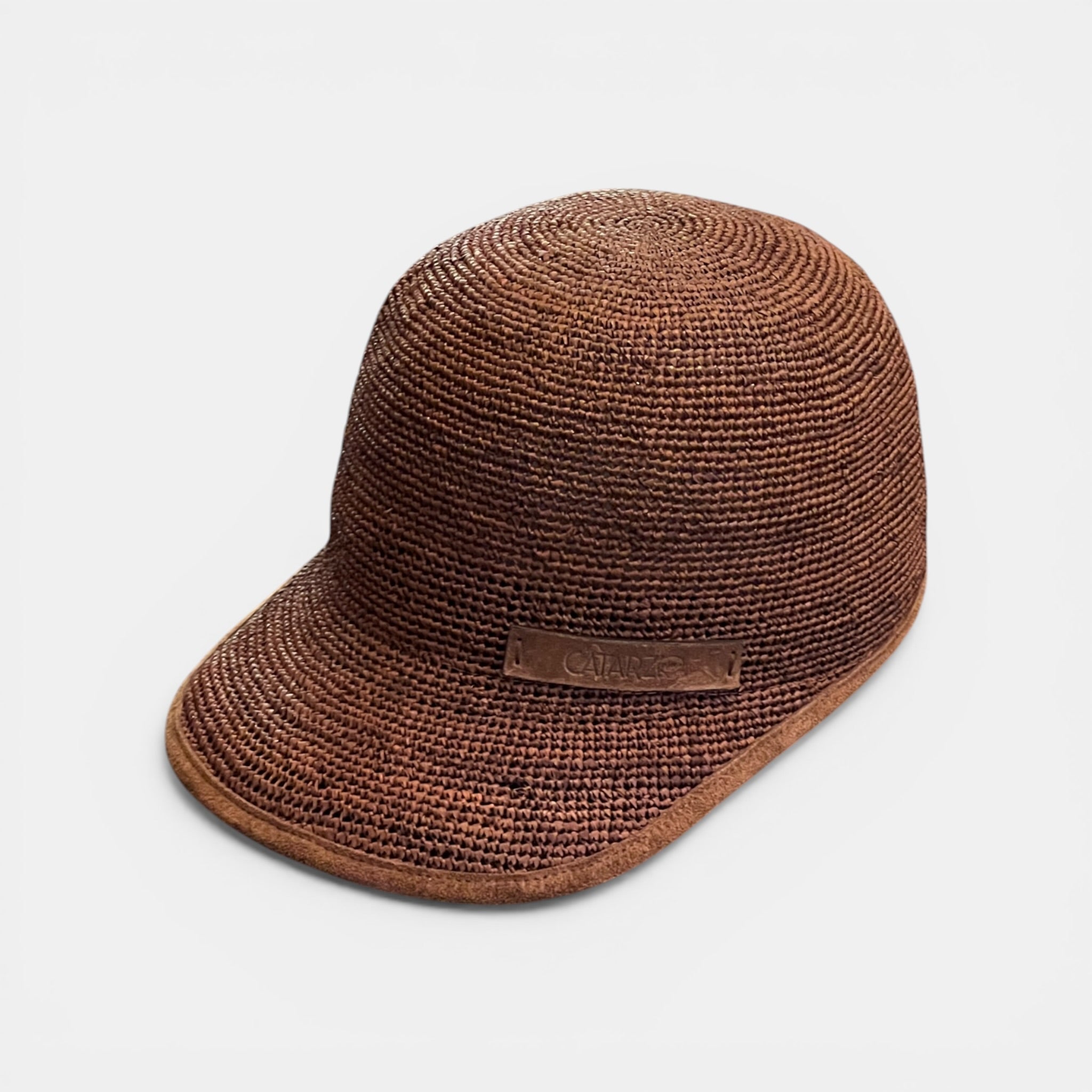 Cappello Baseball in Paglia Intrecciata Pieghevole - Cappelleria Bacca