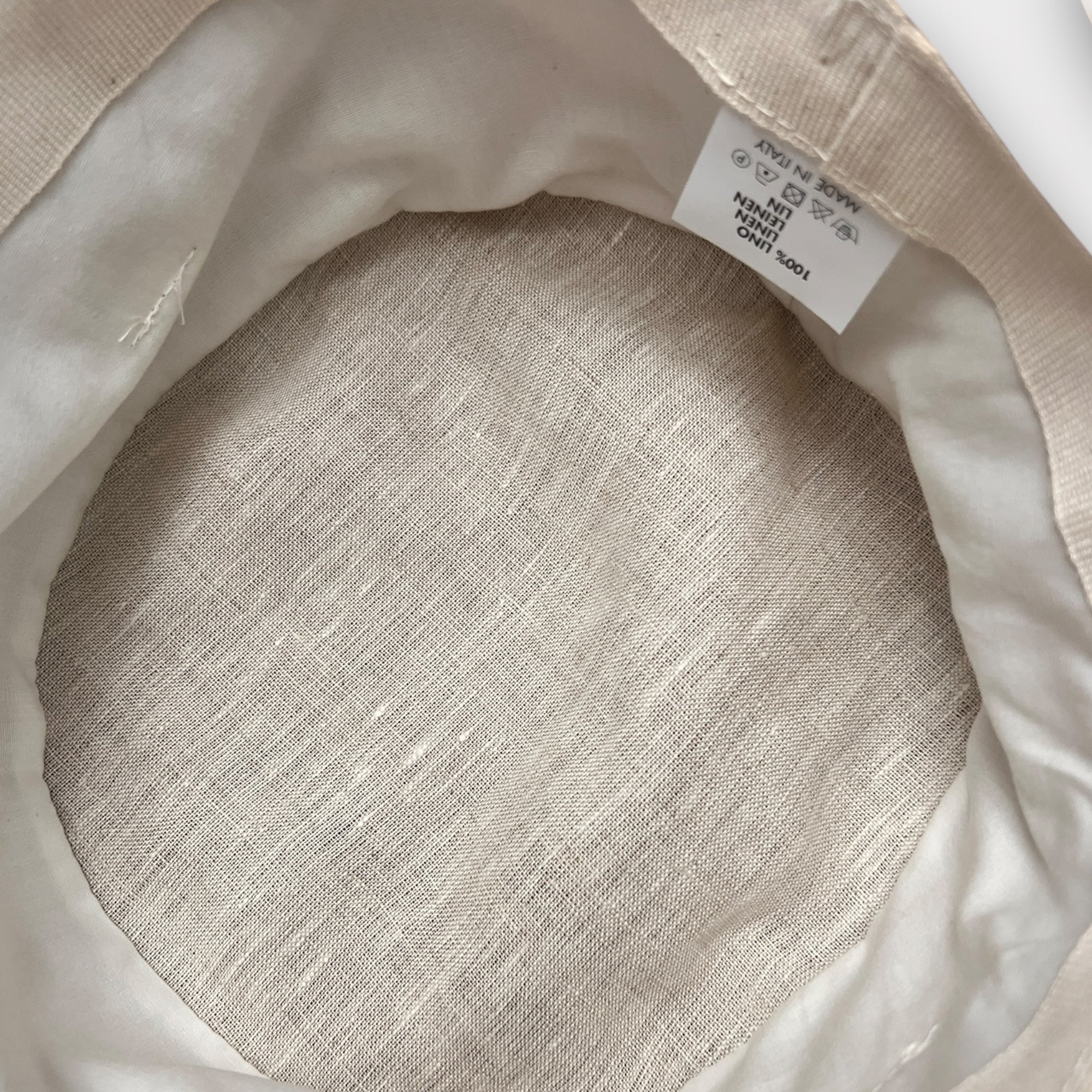 Cappello Donna Estivo in Lino Con Fiocco - Cappelleria Bacca