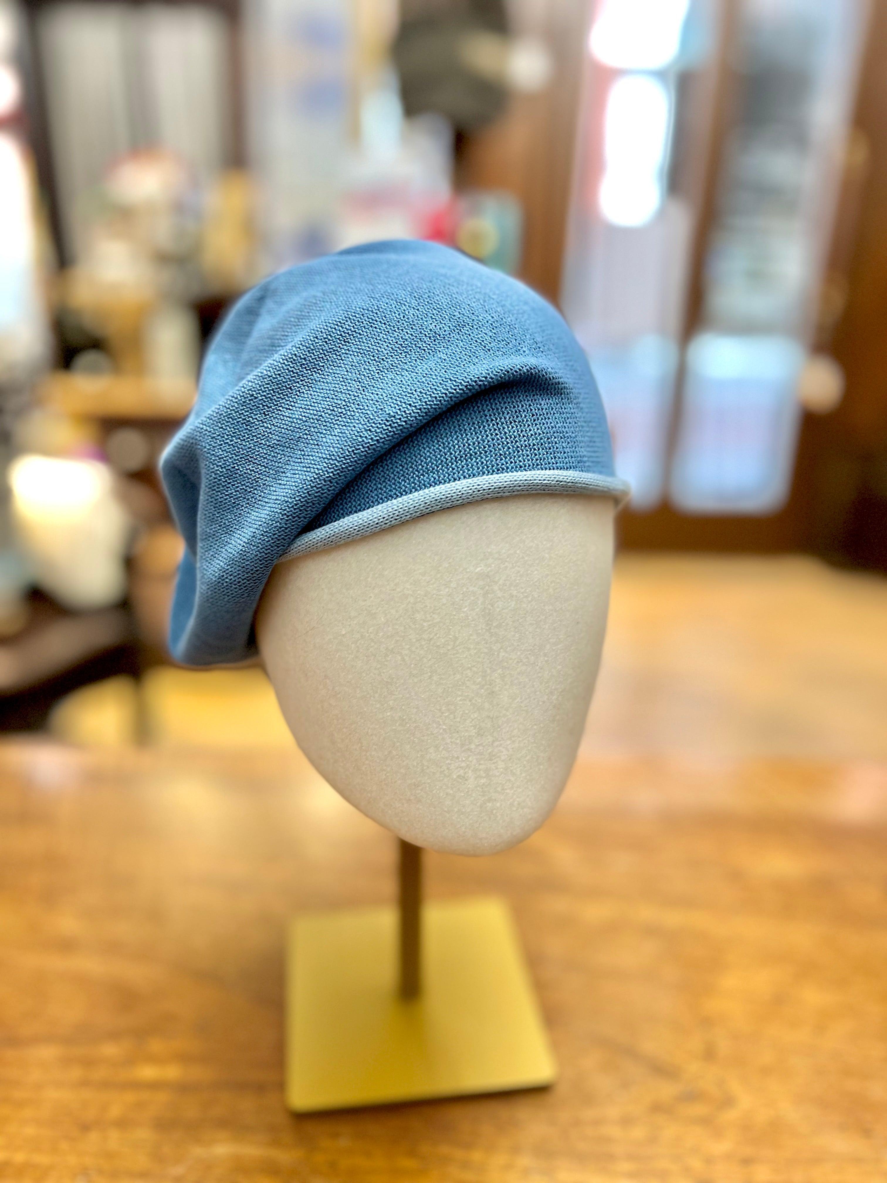 Basco Donna Roll Up Kopka Marine In Puro Cotone - Cappelleria Bacca