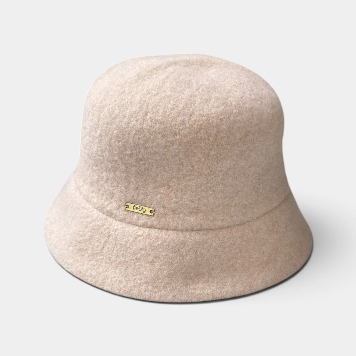 Cloche - Bucket In Panno di Pura Lana Pieghevole