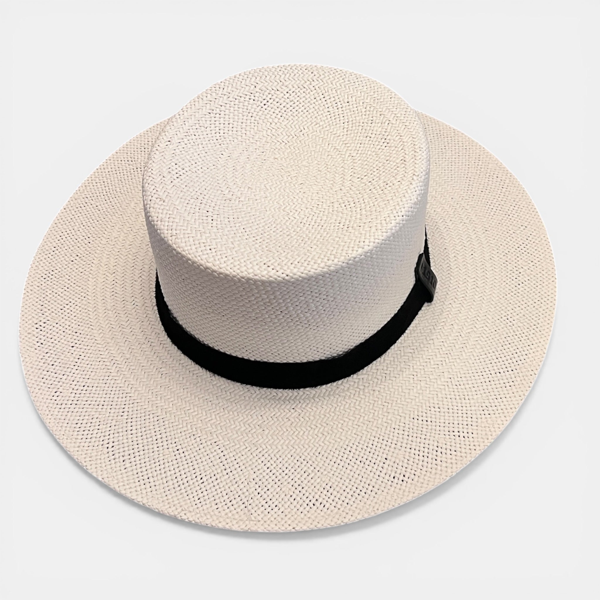 Cappello Canotier Da Donna in Papier Intrecciato - Cappelleria Bacca