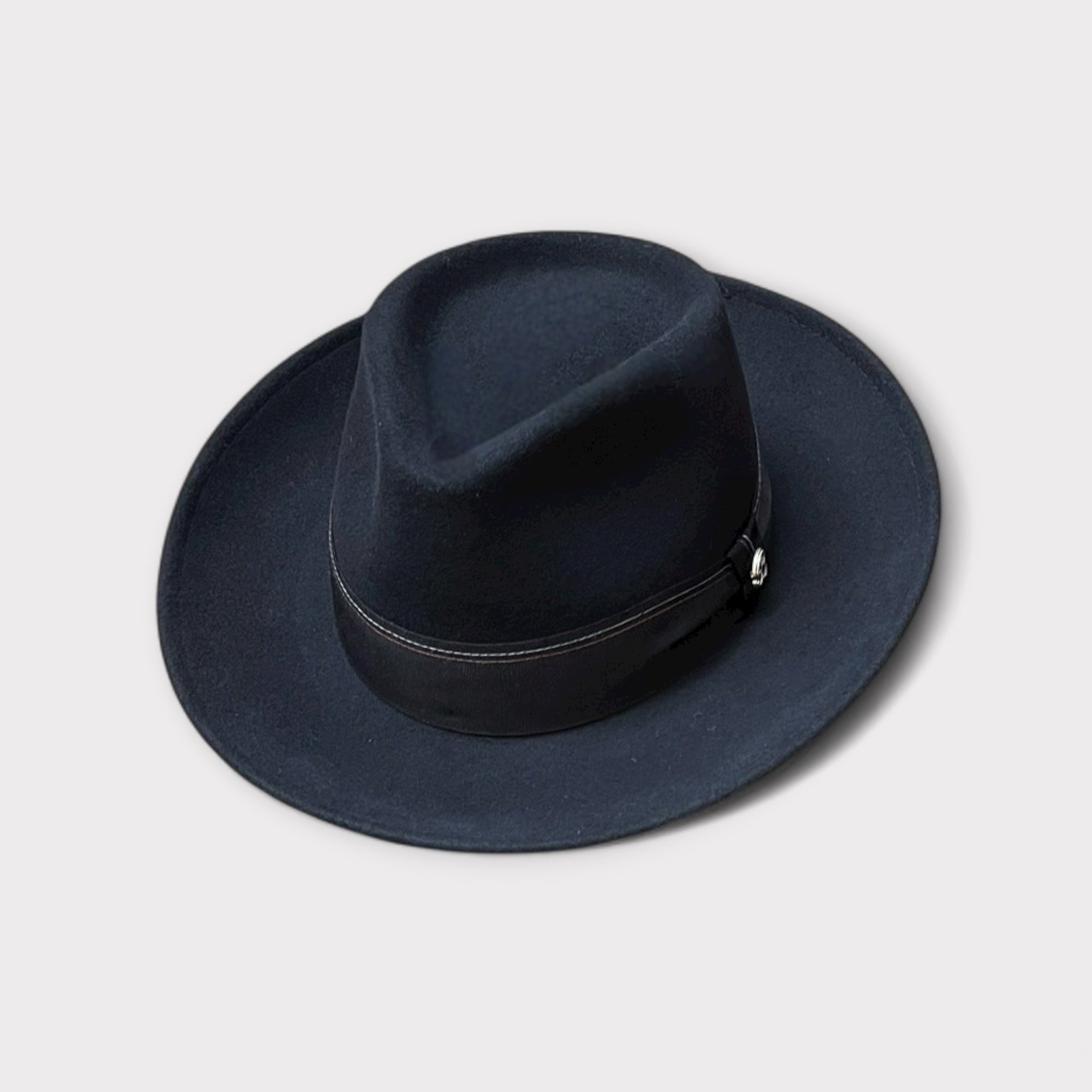 Cappello Fedora In Feltro Di Lana Merinos Extra Fine Ala 7cm - Cappelleria Bacca