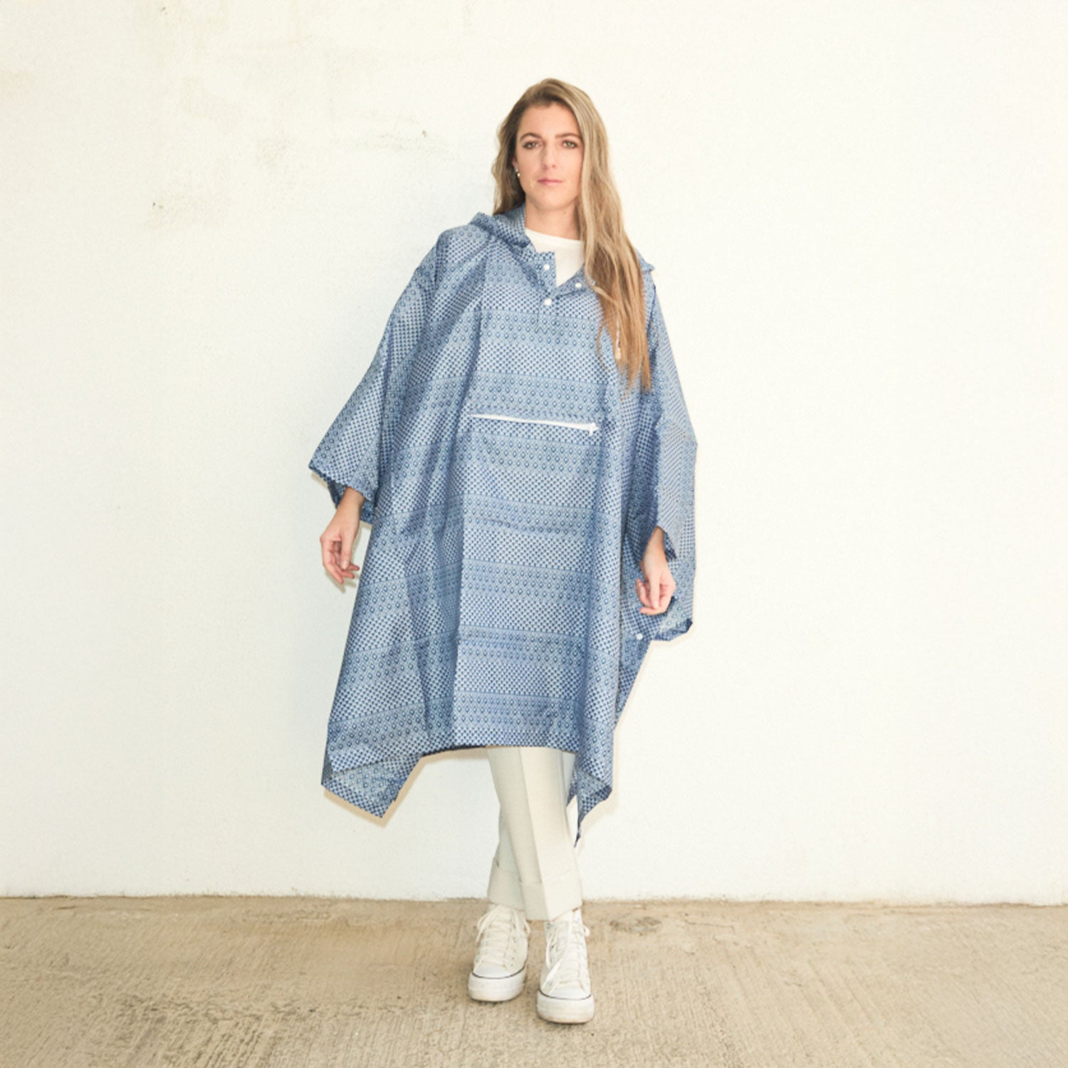 Poncho Impermeabile con Cappuccio fantasia - Cappelleria Bacca