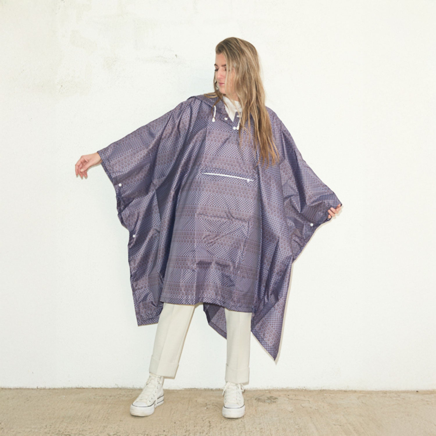 Poncho Impermeabile con Cappuccio fantasia - Cappelleria Bacca