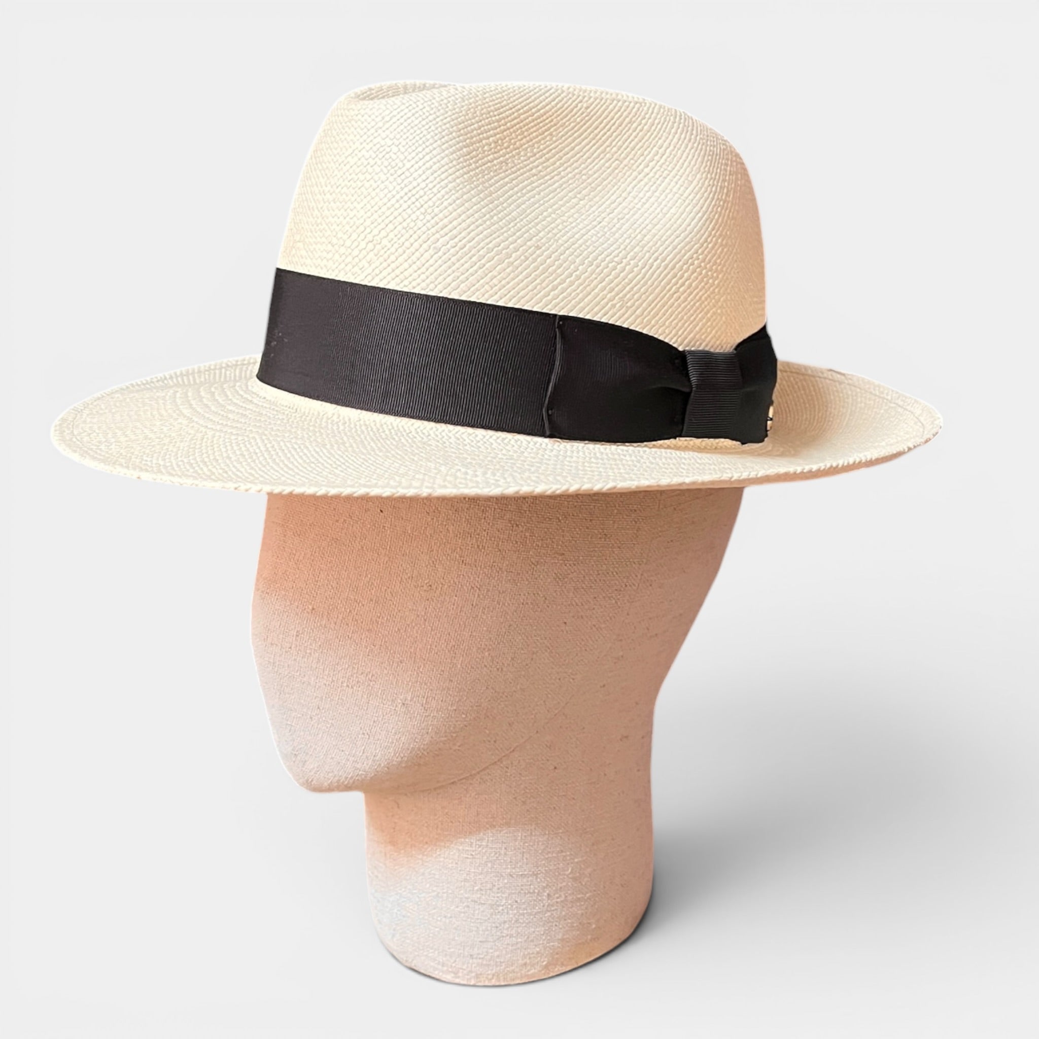 Cappello Panama Originale Ecuadoriano Fedora qualità fine - Cappelleria Bacca