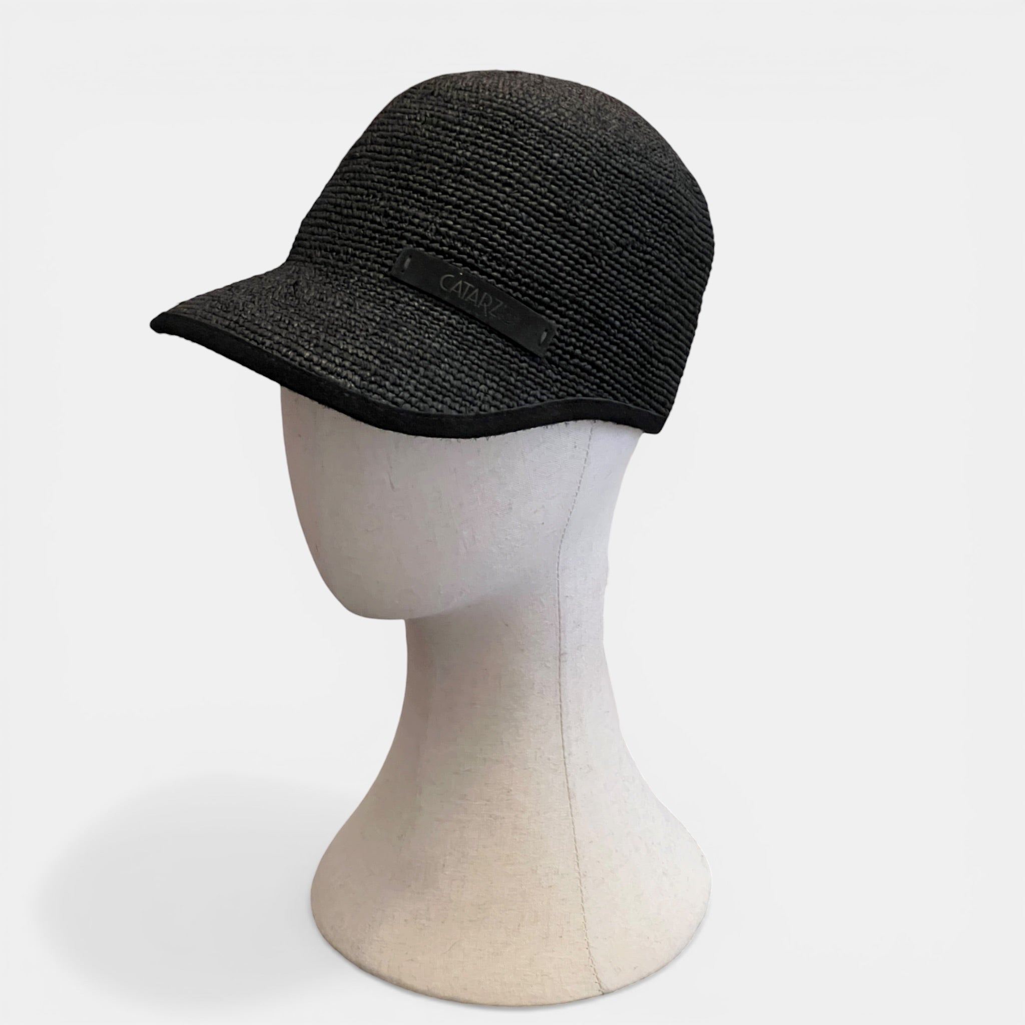 Cappello Baseball in Paglia Intrecciata Pieghevole - Cappelleria Bacca