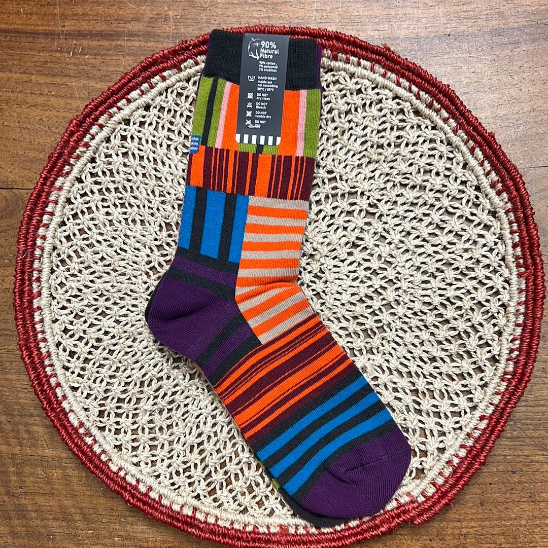 Calzini Donna Diversi Oybò Untuned Socks Patchwork - Cappelleria Bacca