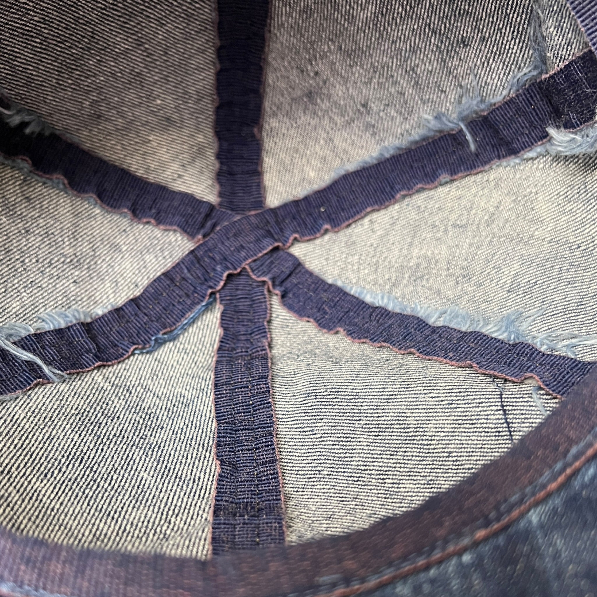Coppola Becco Estiva In Denim Blu Sfoderato E Pieghevole - Cappelleria Bacca