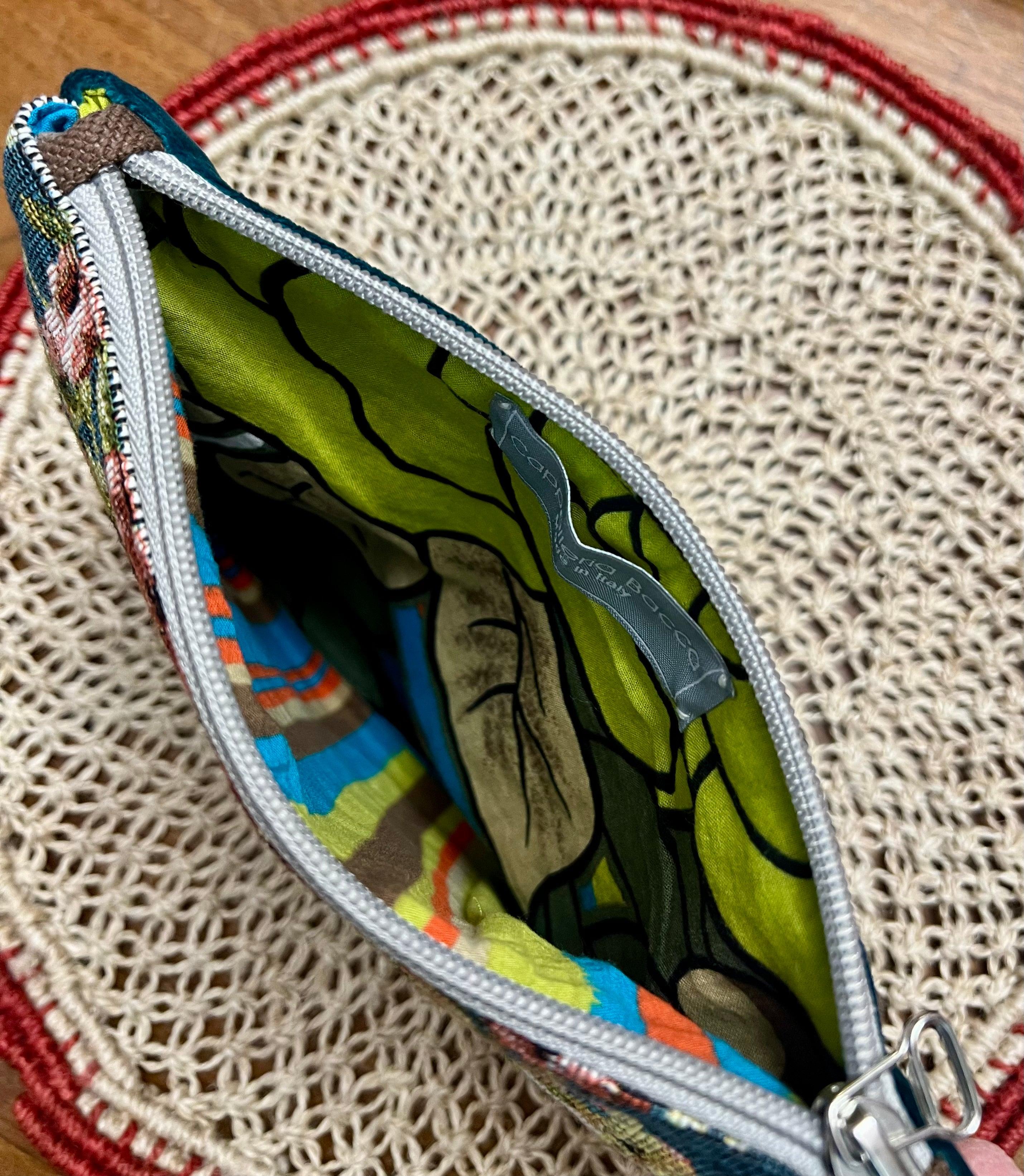 Pochette in tessuto Jaquard - Cappelleria Bacca