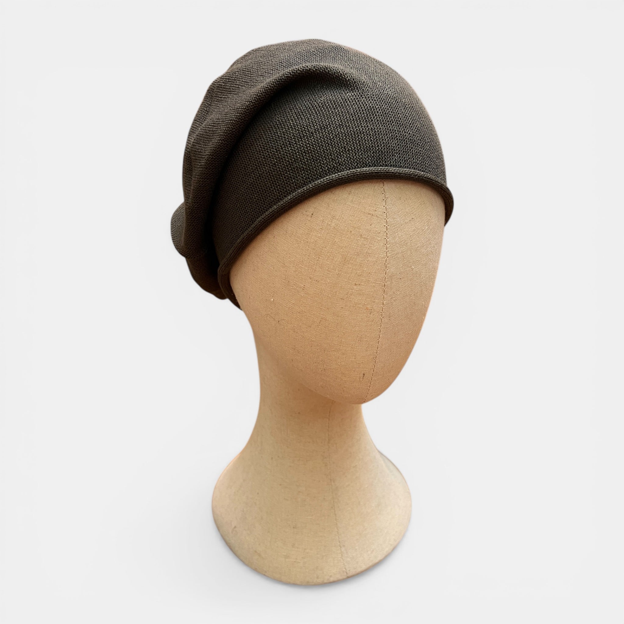 Basco Donna Roll Up Beret Kopka In Puro Cotone - Cappelleria Bacca