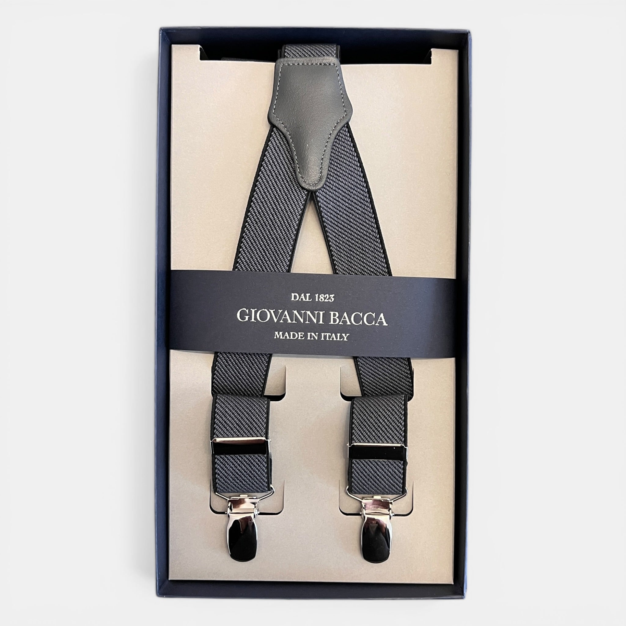 Bretelle Strette A x Elastiche Bordo Nero - Cappelleria Bacca