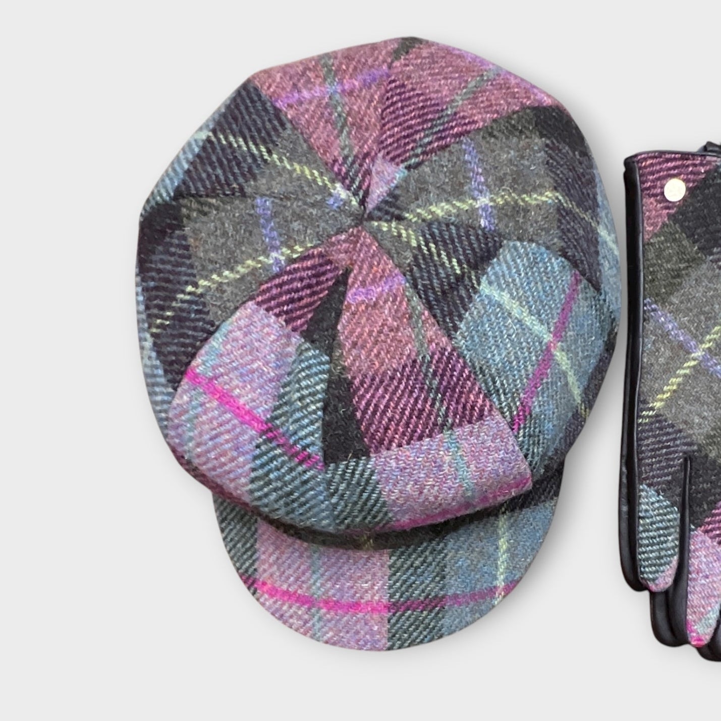 cappello bakerboy unisex in Harris Tweed Failsworth - Cappelleria Bacca