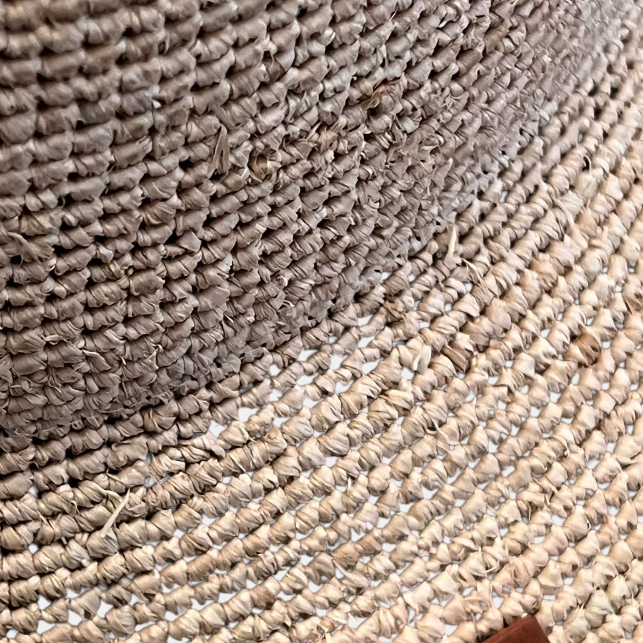Cappello Cloche Da Donna in Raffia Crochet Pieghevole Con Laccetto - Cappelleria Bacca