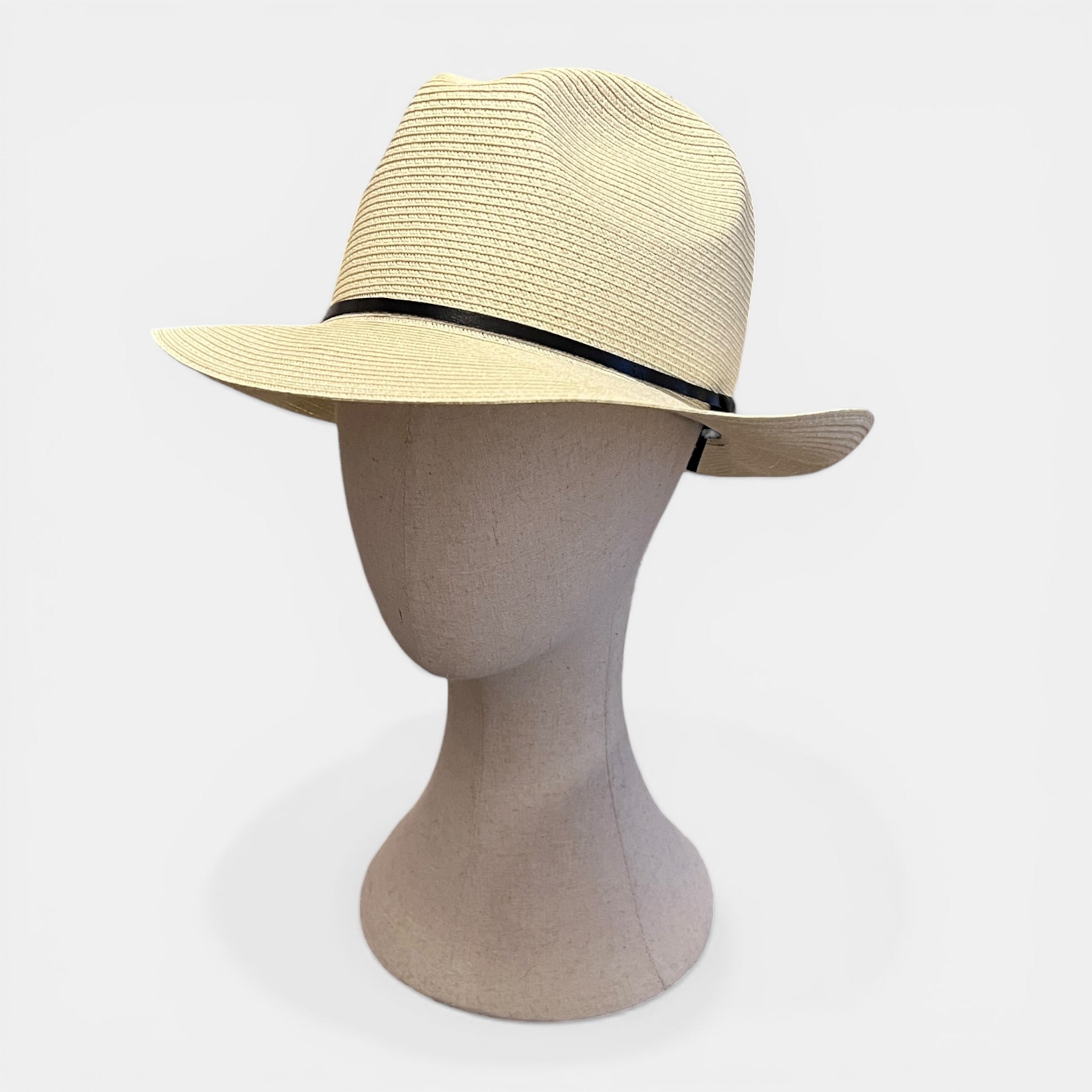 Cappello Fedora Estivo Unisex In Maglina Di Papier Arrotolabile - Cappelleria Bacca