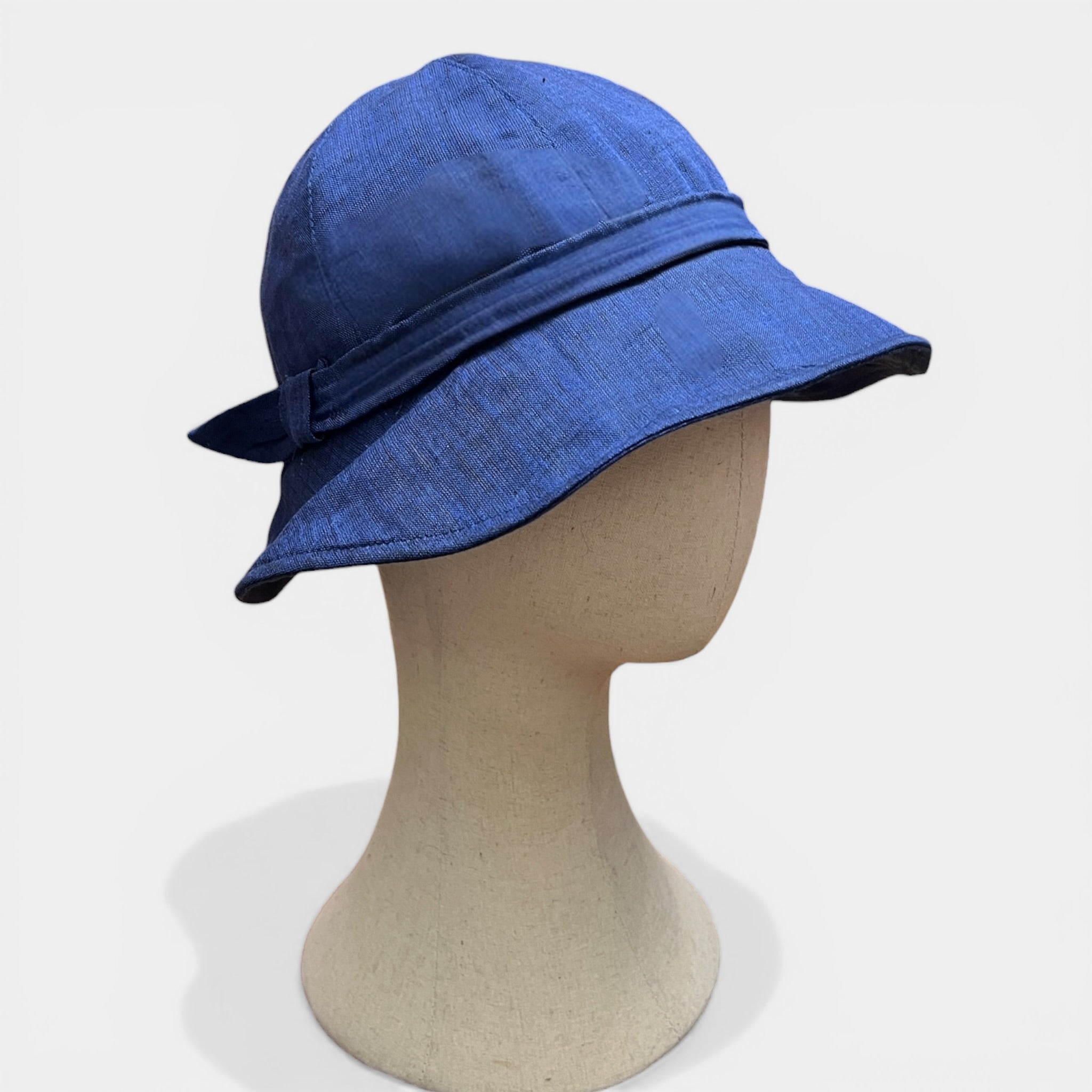 Cappello Cloche Da Donna In Lino - Cappelleria Bacca