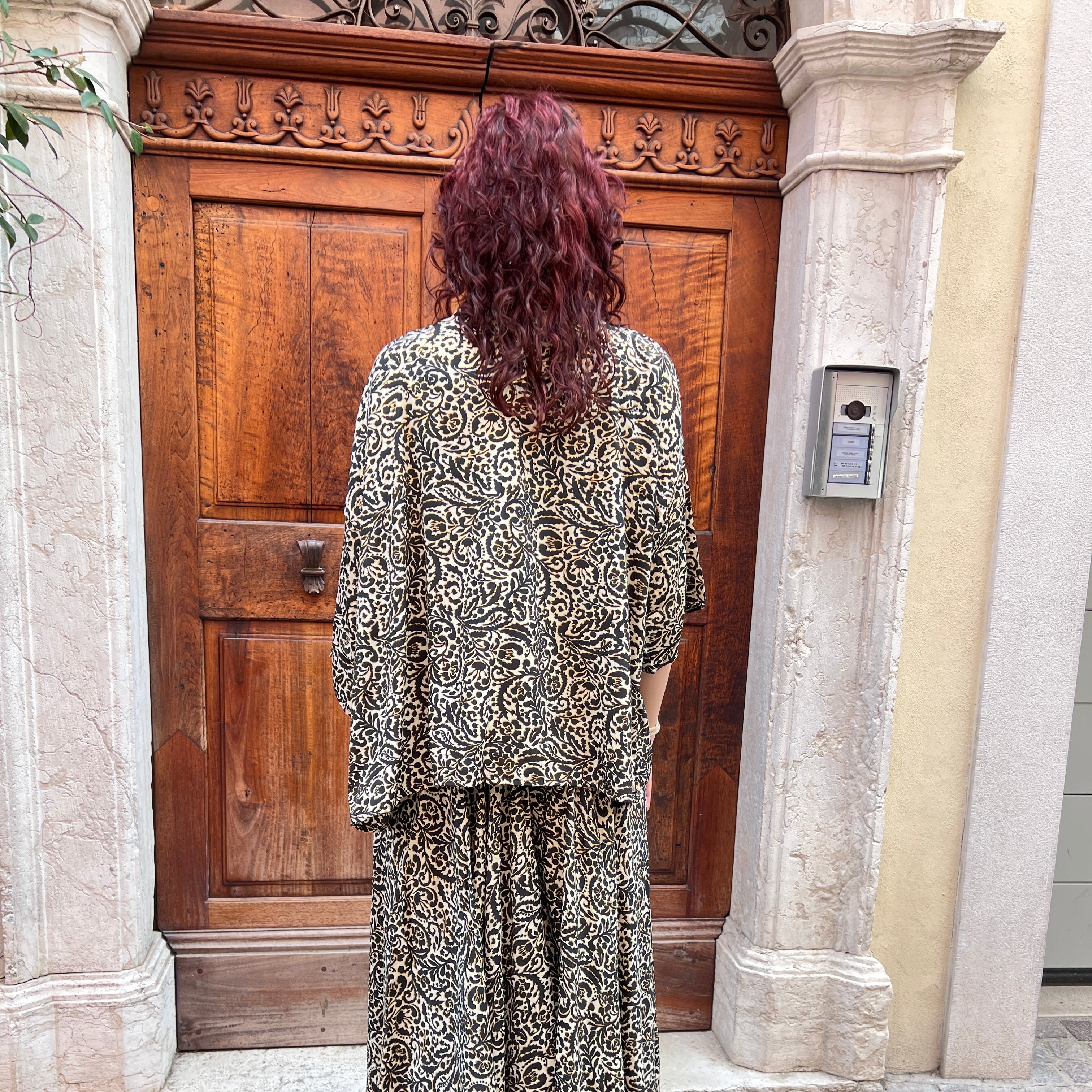 Giacca Donna Kimono In Misto Seta