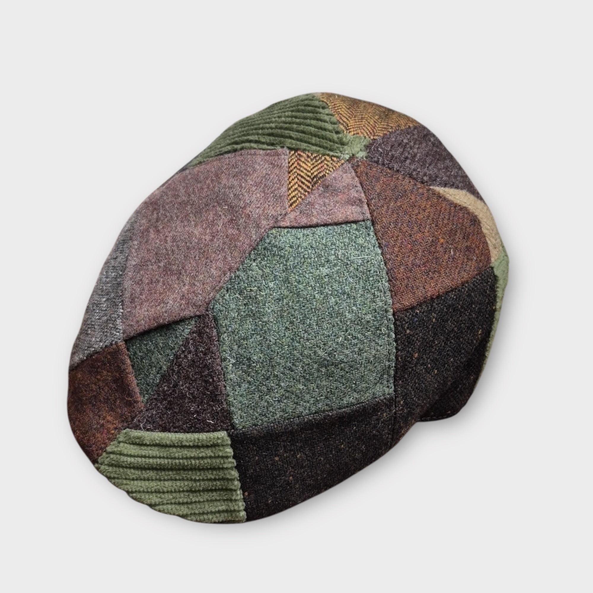 Coppola In Pura Lana Motivo Patchwork - Cappelleria Bacca