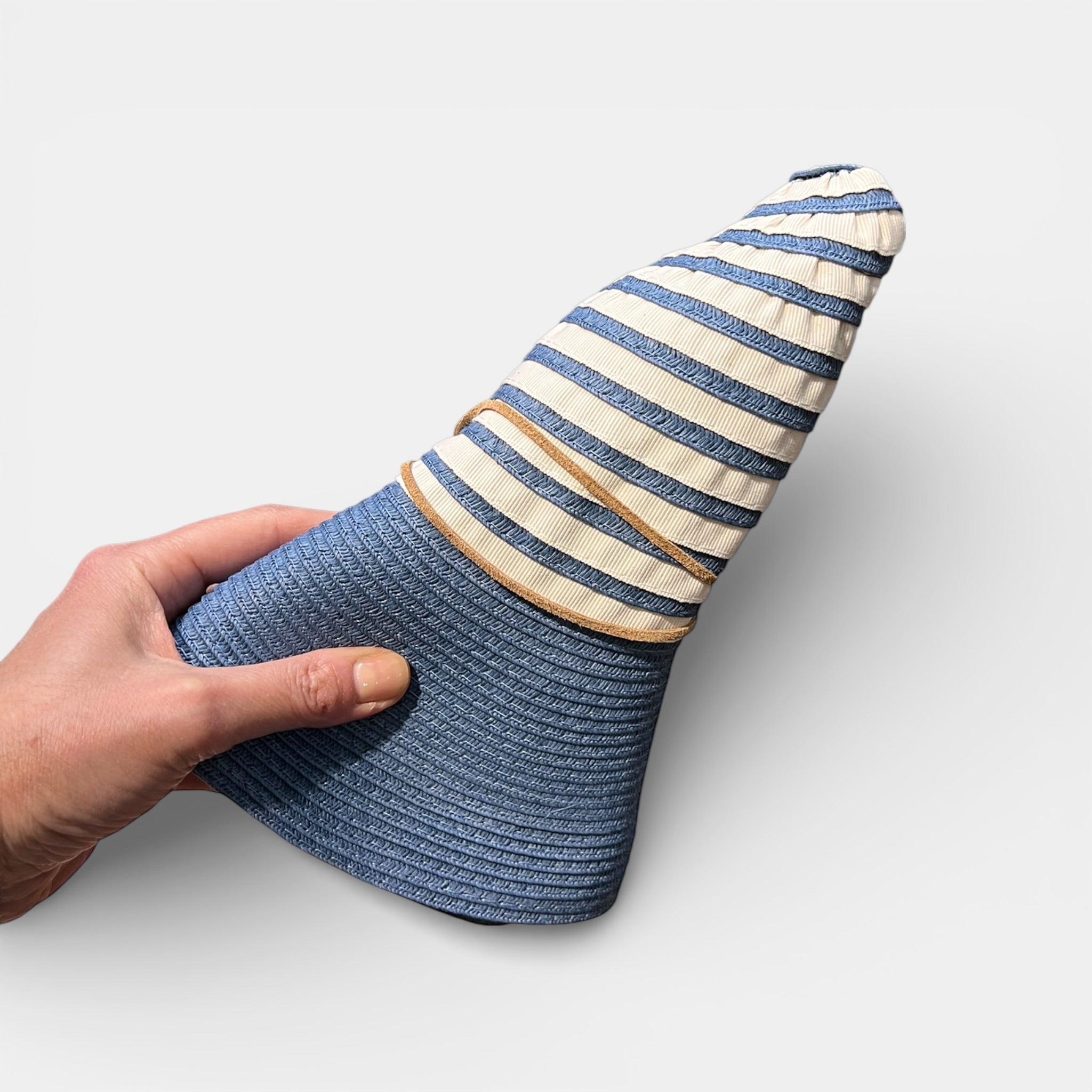 Cappello Da Donna Estivo In Tessuto E Papier Pieghevole - Cappelleria Bacca