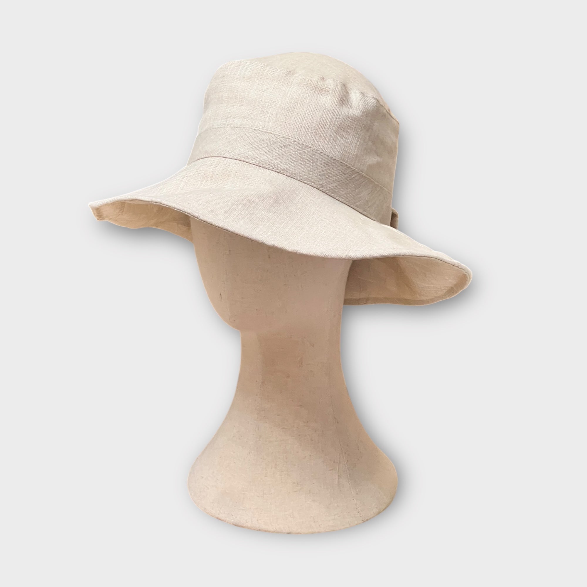 Cappello Donna Estivo in Lino Con Fiocco - Cappelleria Bacca