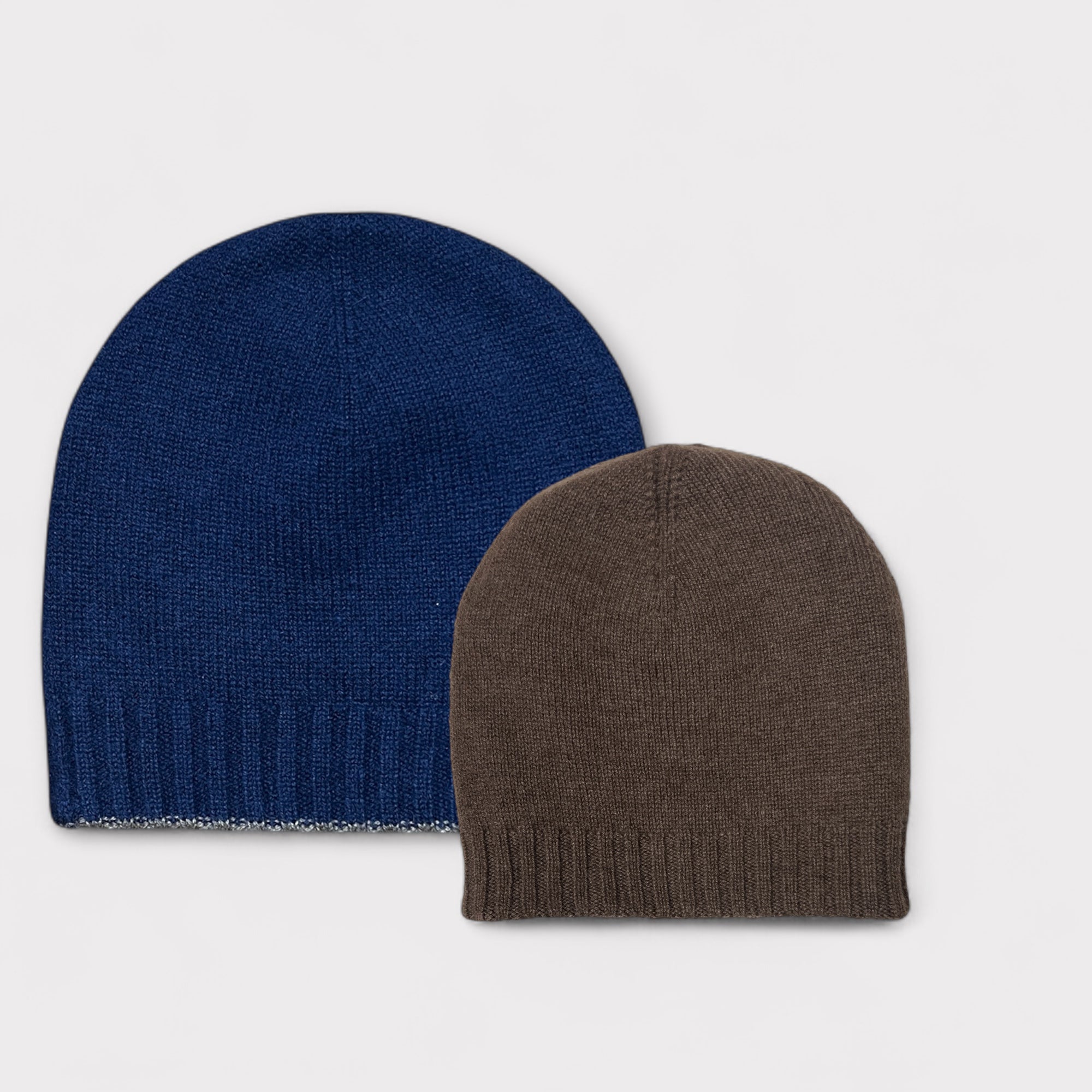 Berretto Reversibile puro Cashmere Riviera Cashmere - Cappelleria Bacca